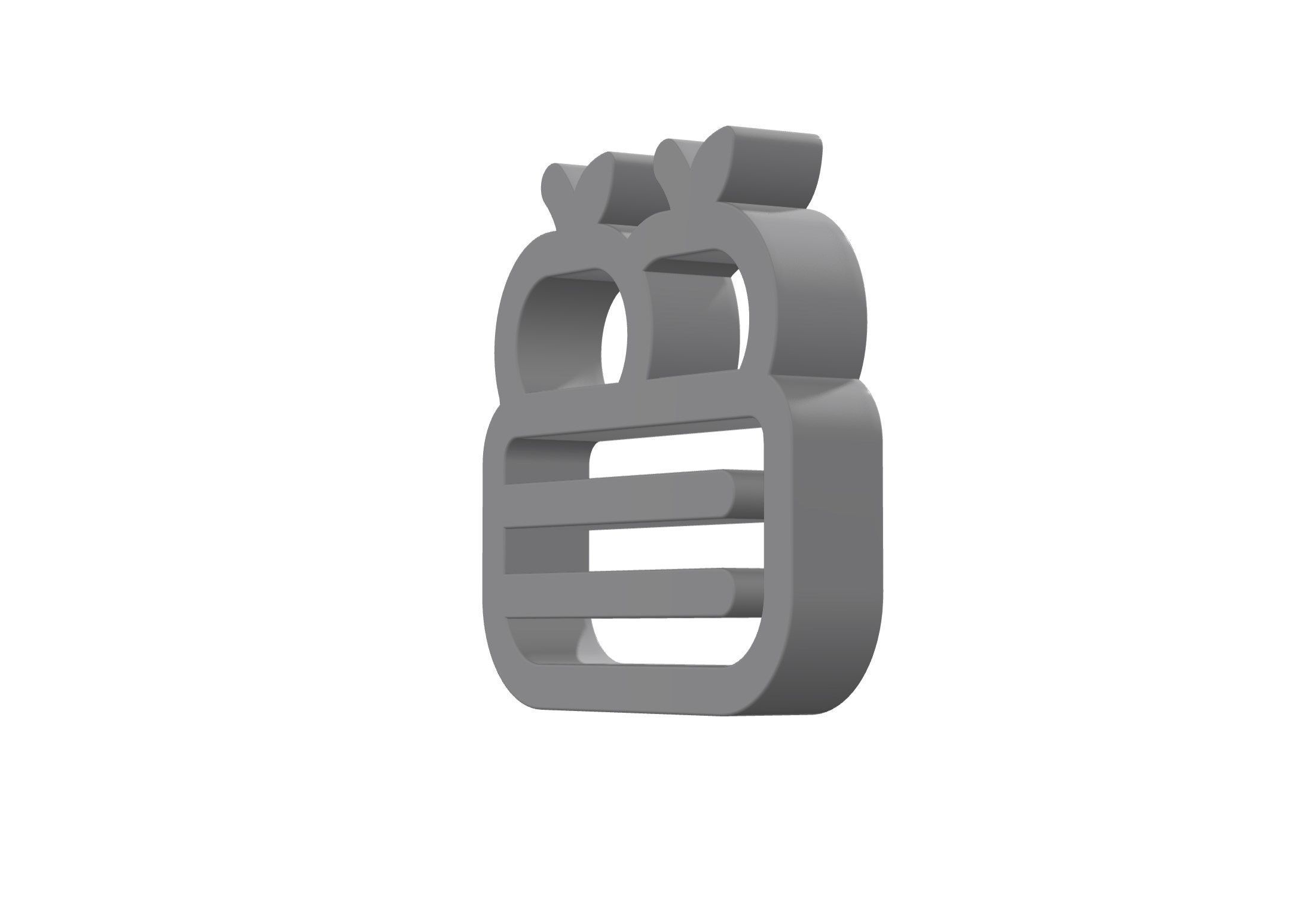 3d apple crate Low-poly 3D model_5