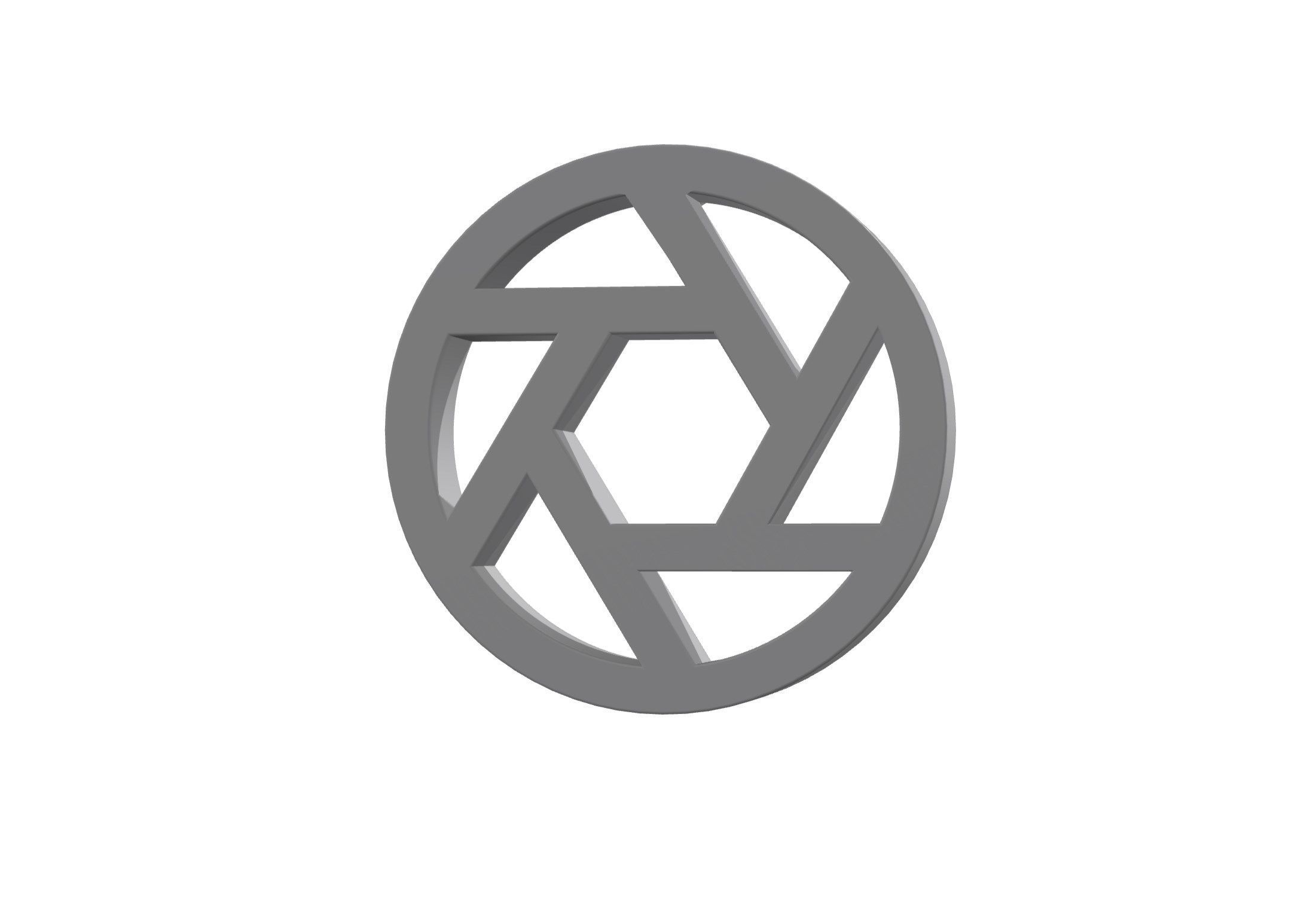 3d aperture Low-poly 3D model_1