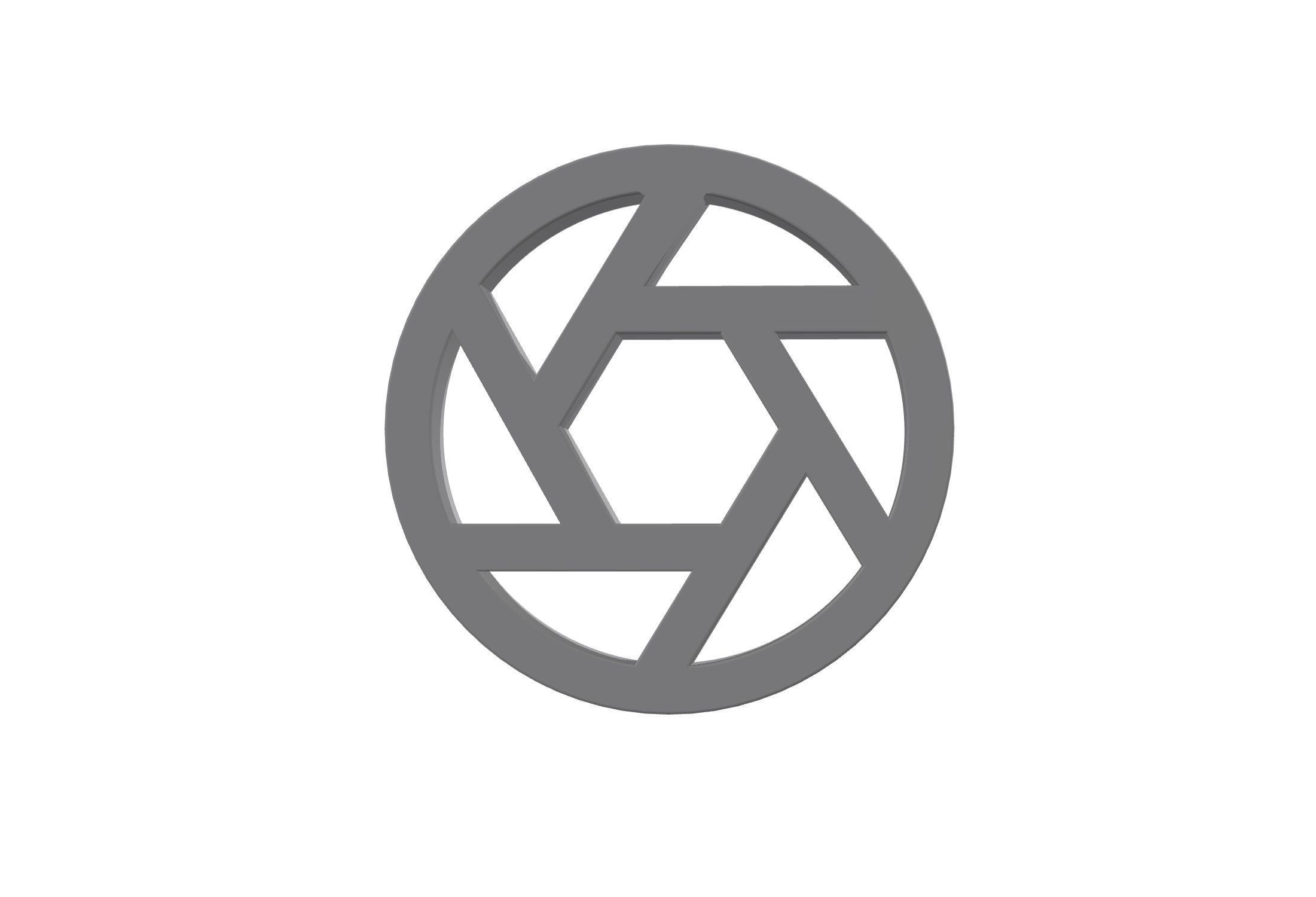 3d aperture Low-poly 3D model_7