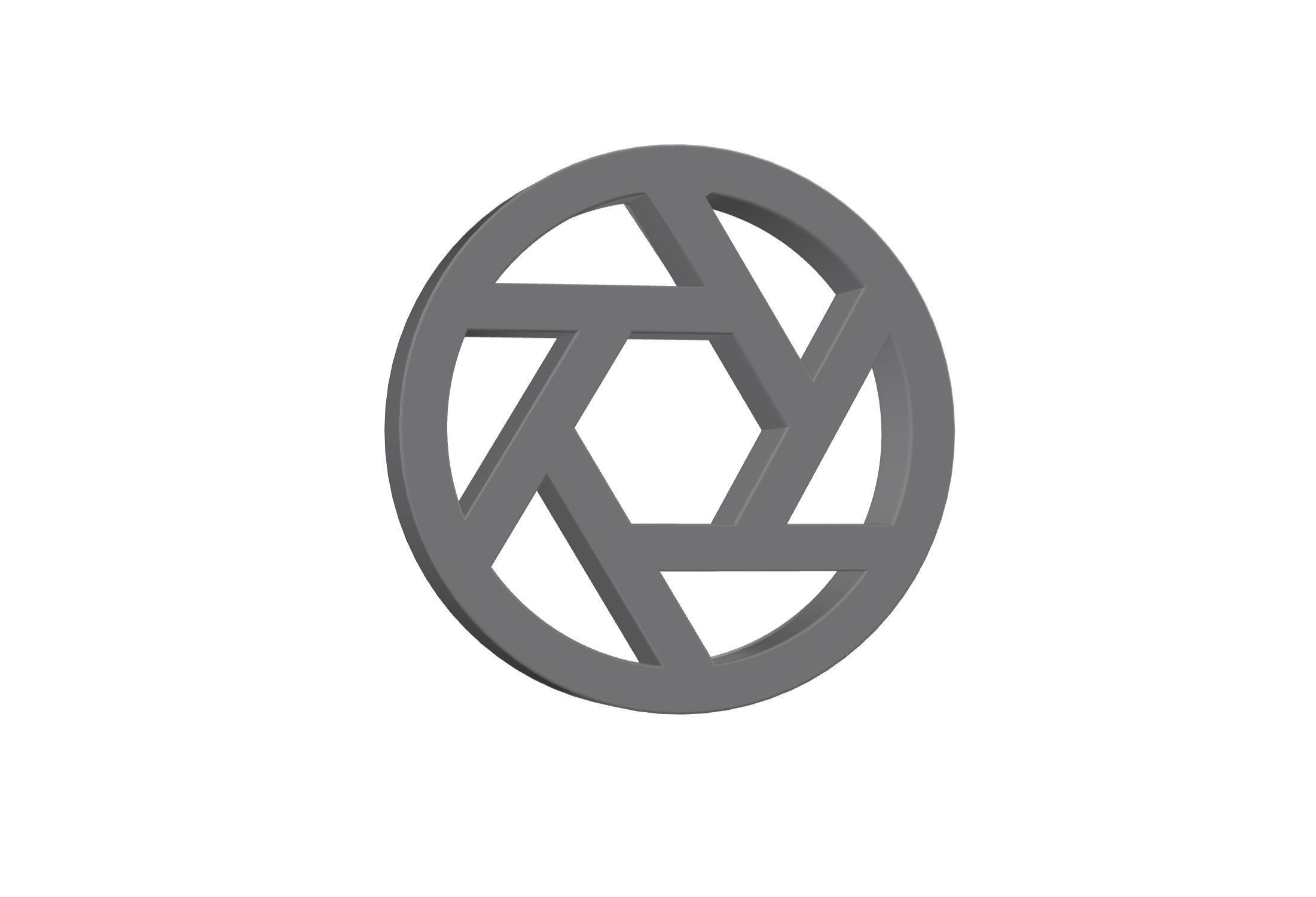 3d aperture Low-poly 3D model_2