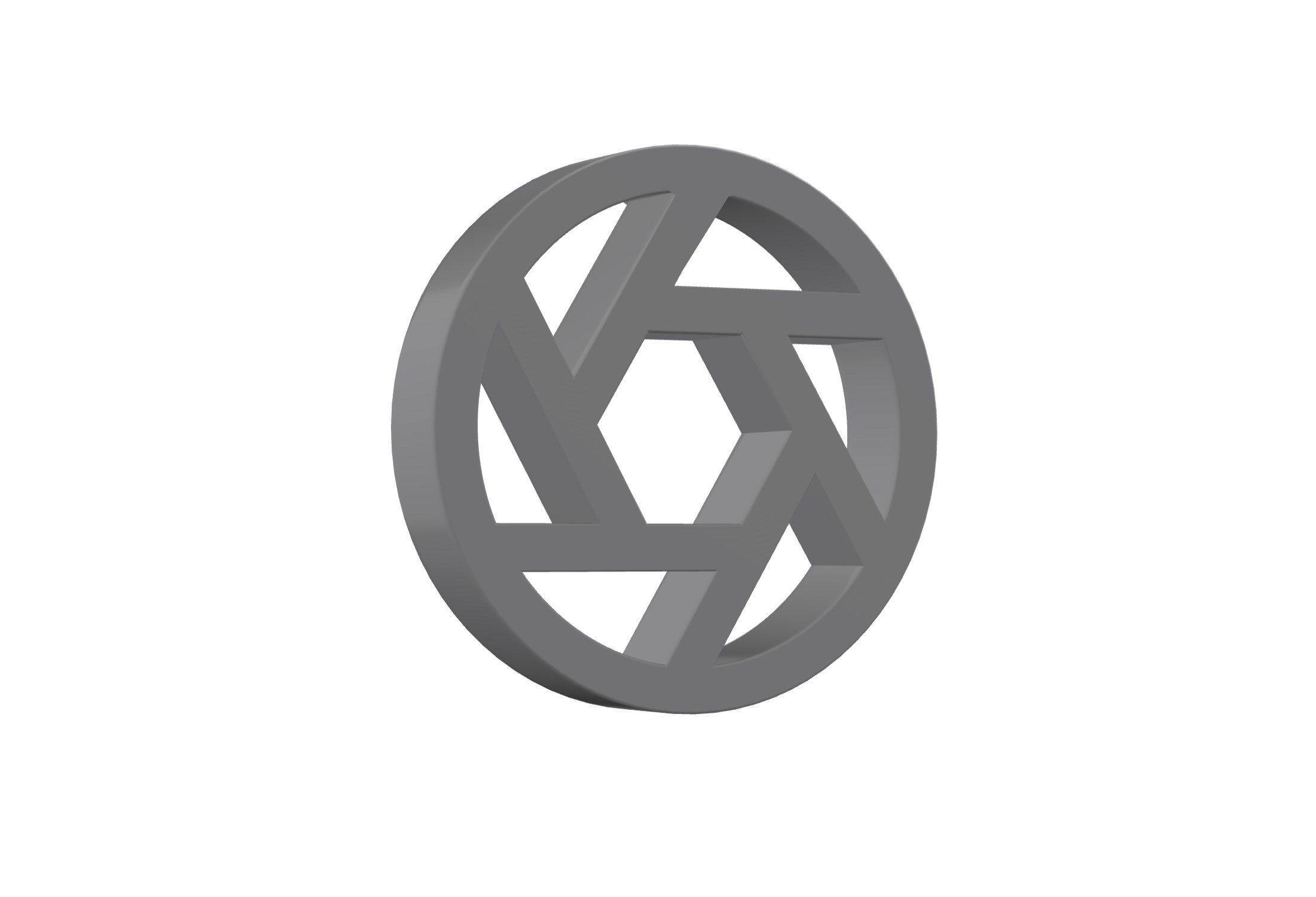 3d aperture Low-poly 3D model_8