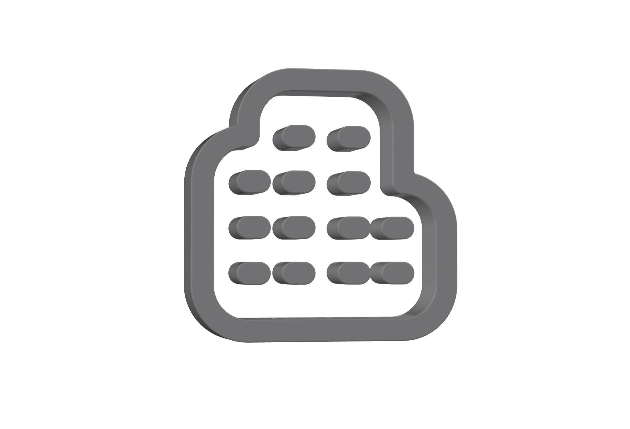 3d apartment Low-poly 3D model_2