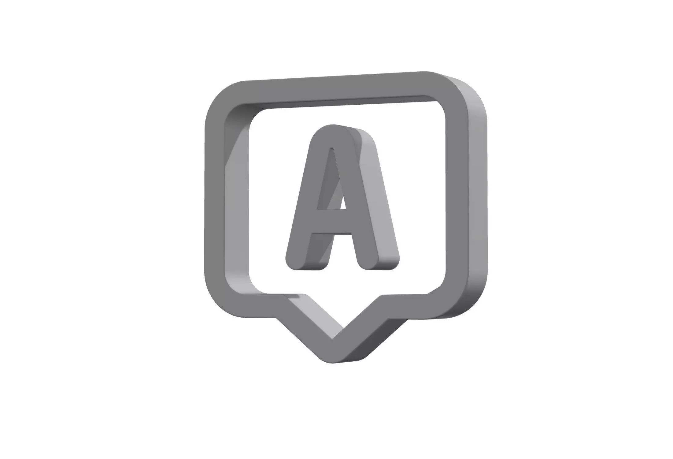 3d answer Low-poly 3D model_0