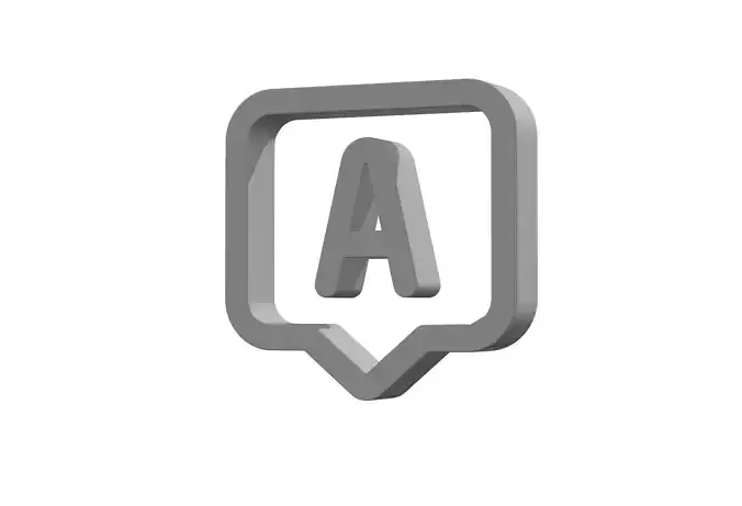 3d answer Low-poly 3D model