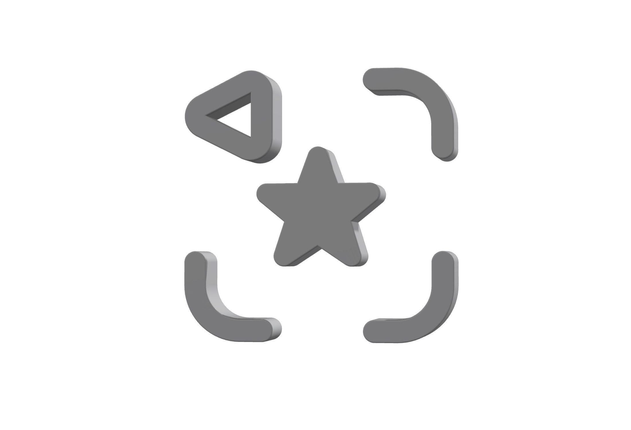 3d animated icon Low-poly 3D model_1