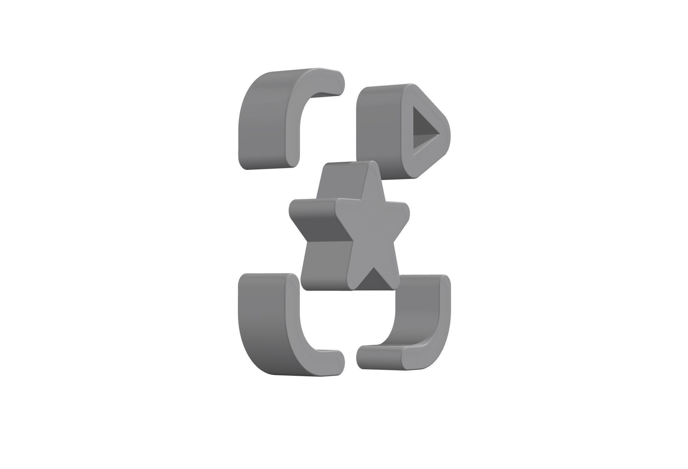 3d animated icon Low-poly 3D model_9