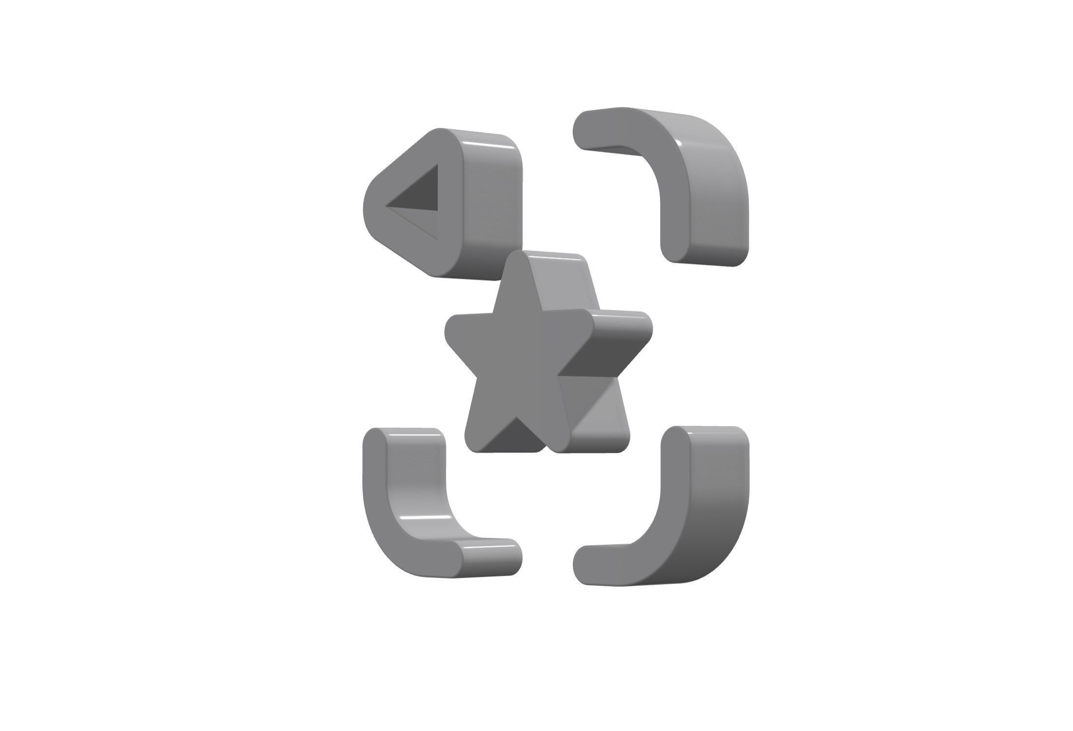 3d animated icon Low-poly 3D model_11