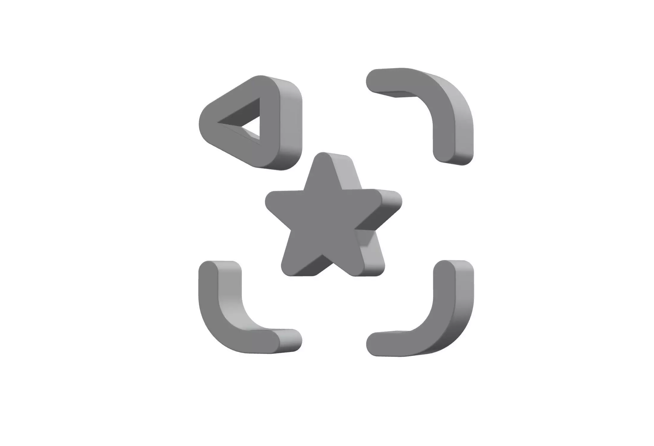 3d animated icon Low-poly 3D model_0