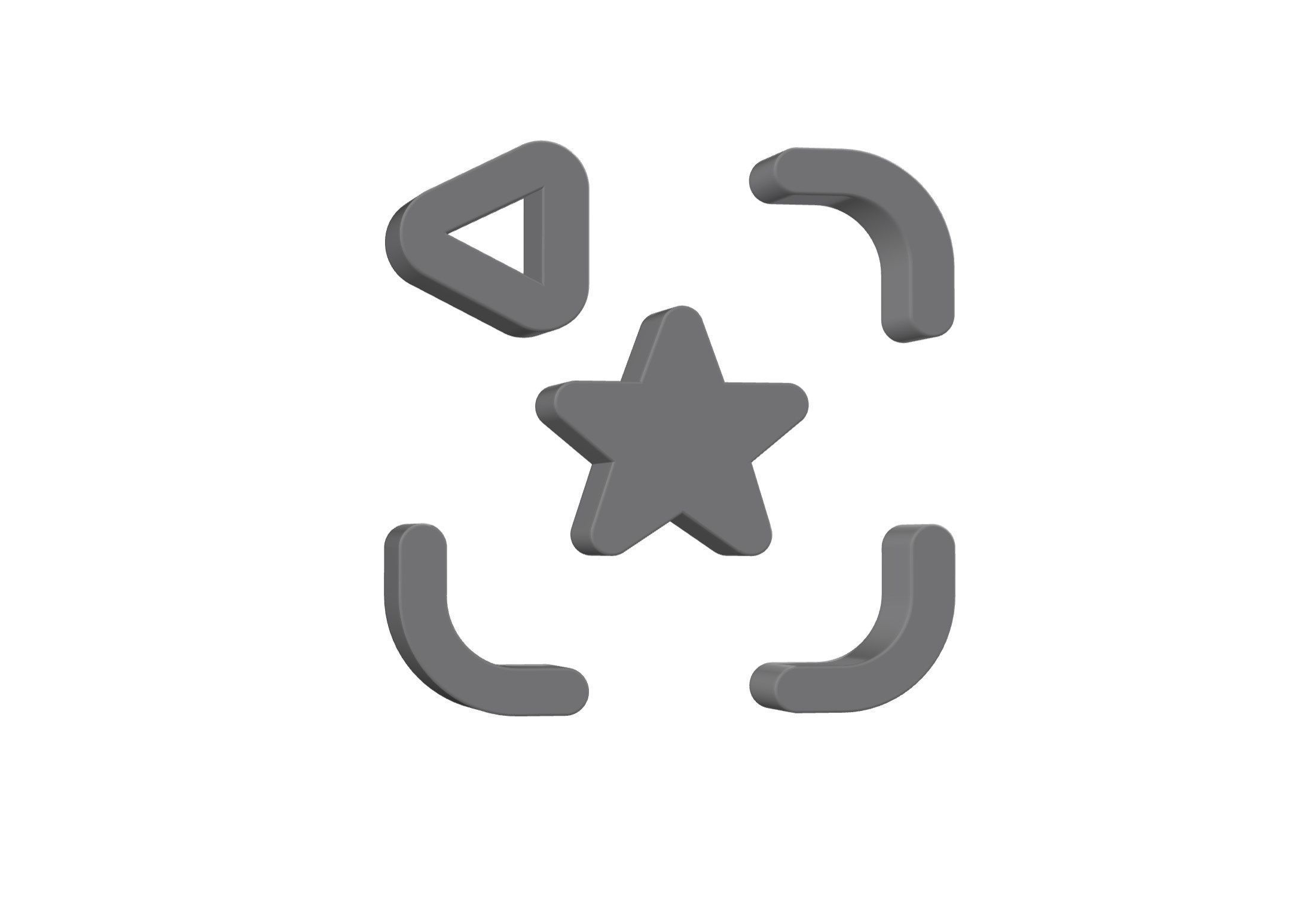 3d animated icon Low-poly 3D model_2