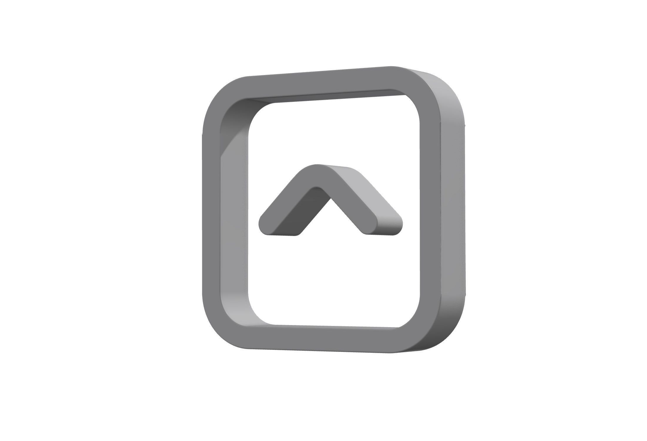 3d angle square up Low-poly 3D model_6