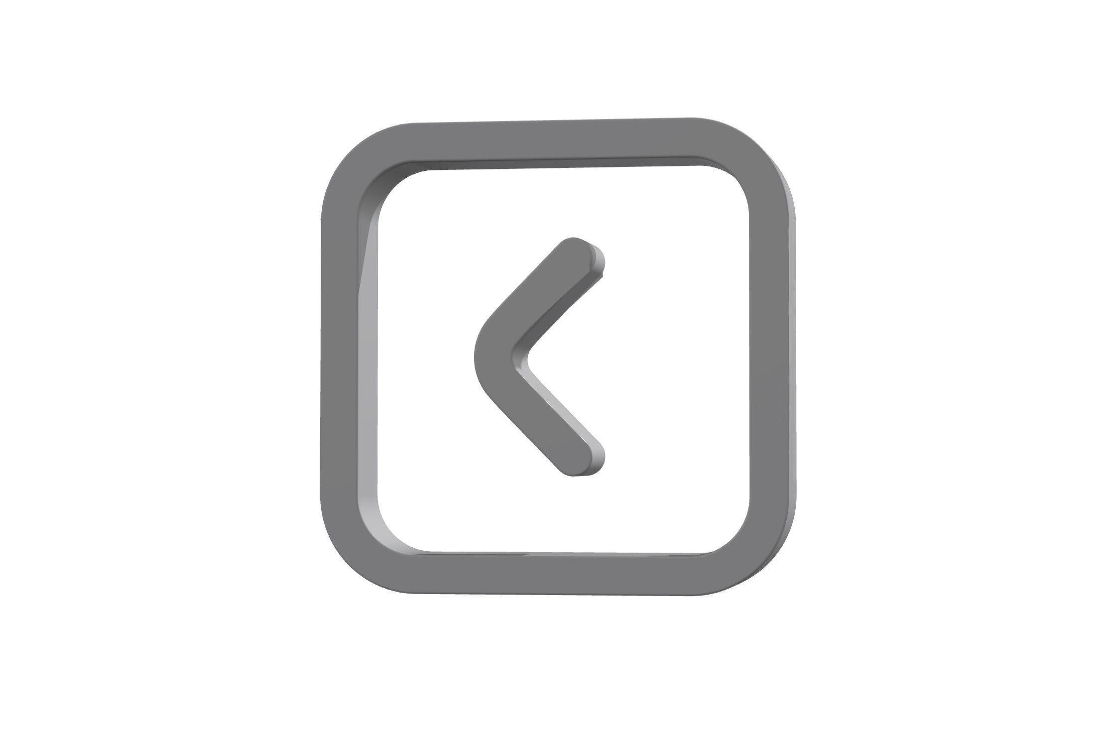 3d angle square right Low-poly 3D model_1