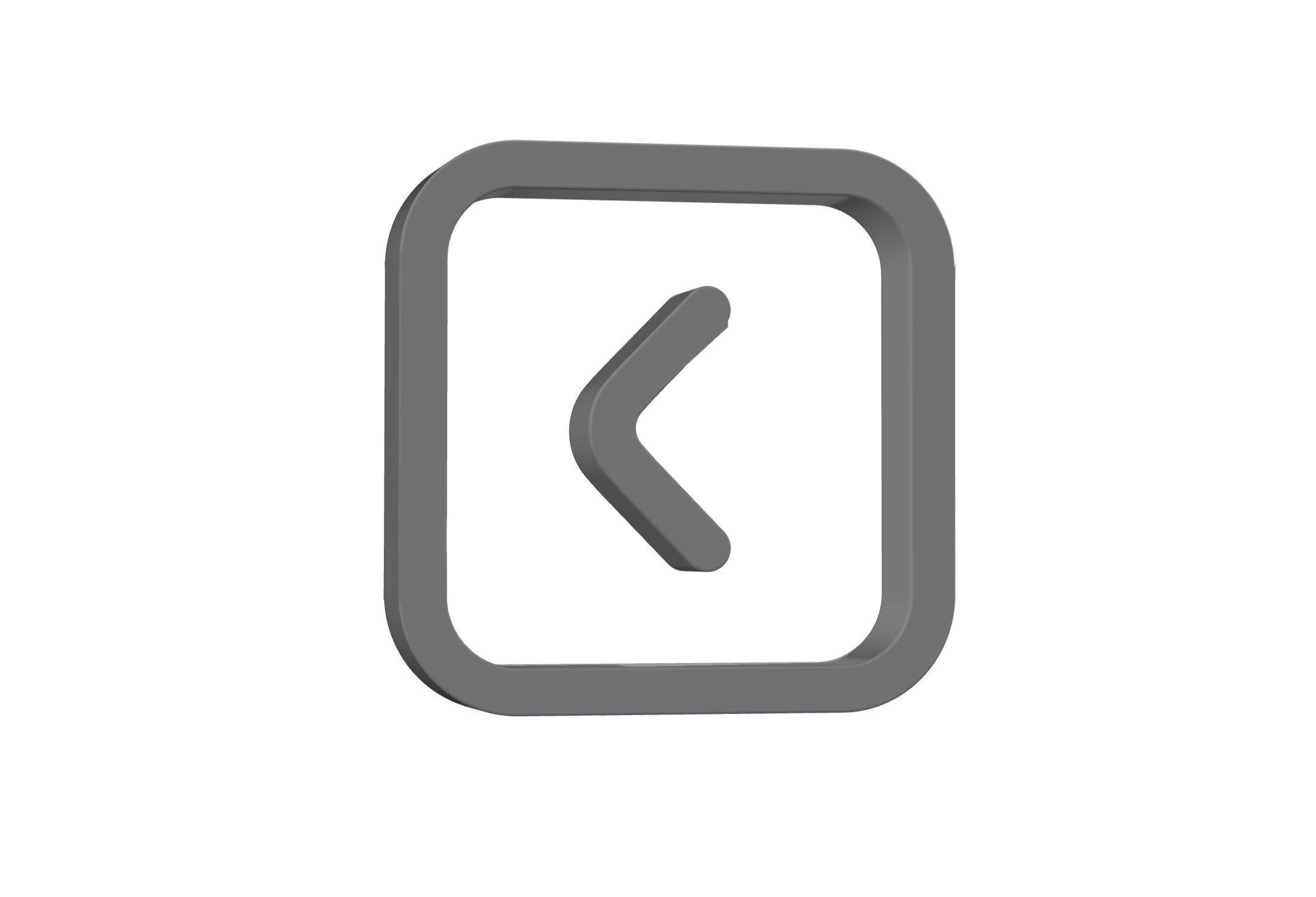 3d angle square right Low-poly 3D model_2