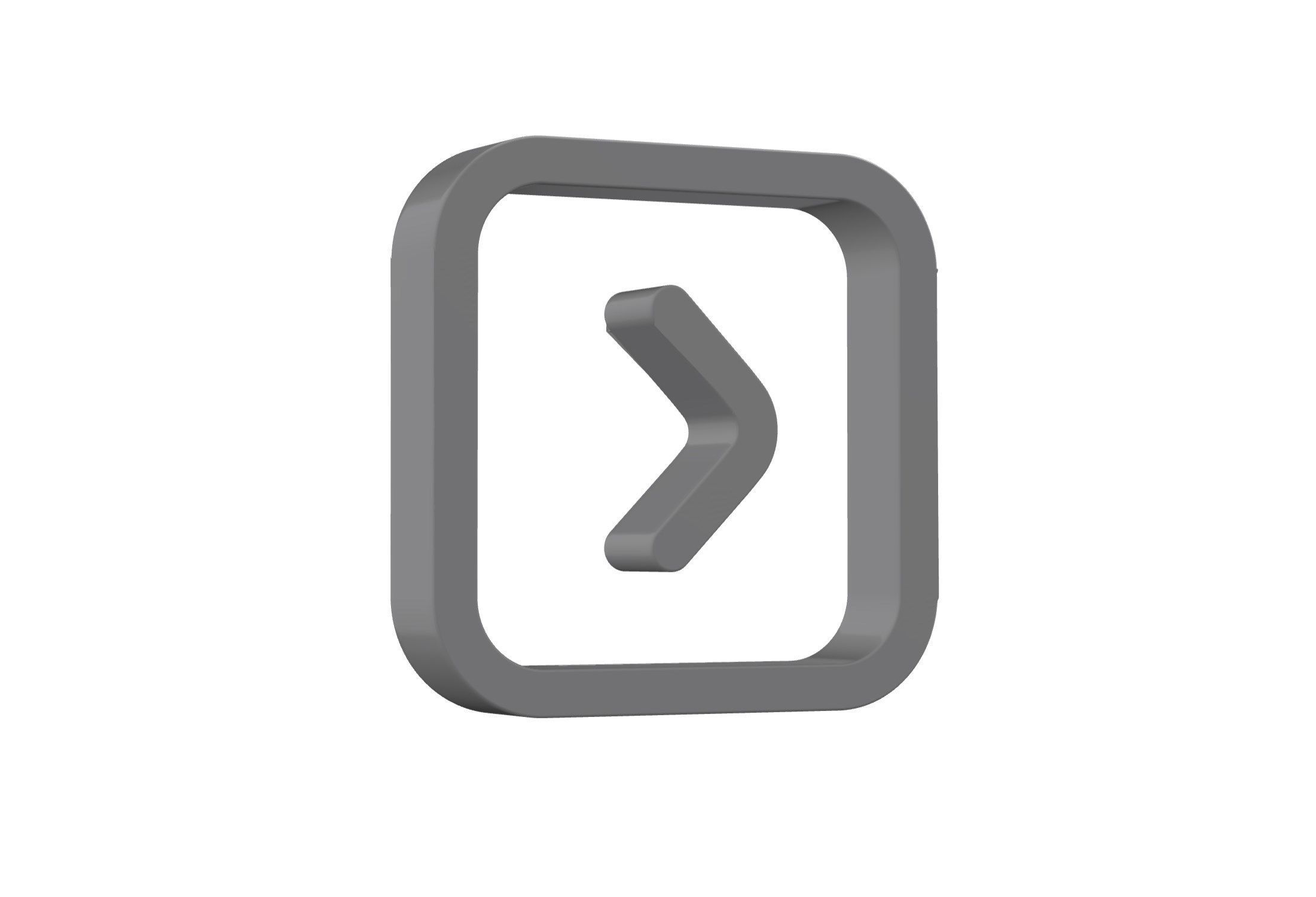 3d angle square right Low-poly 3D model_8