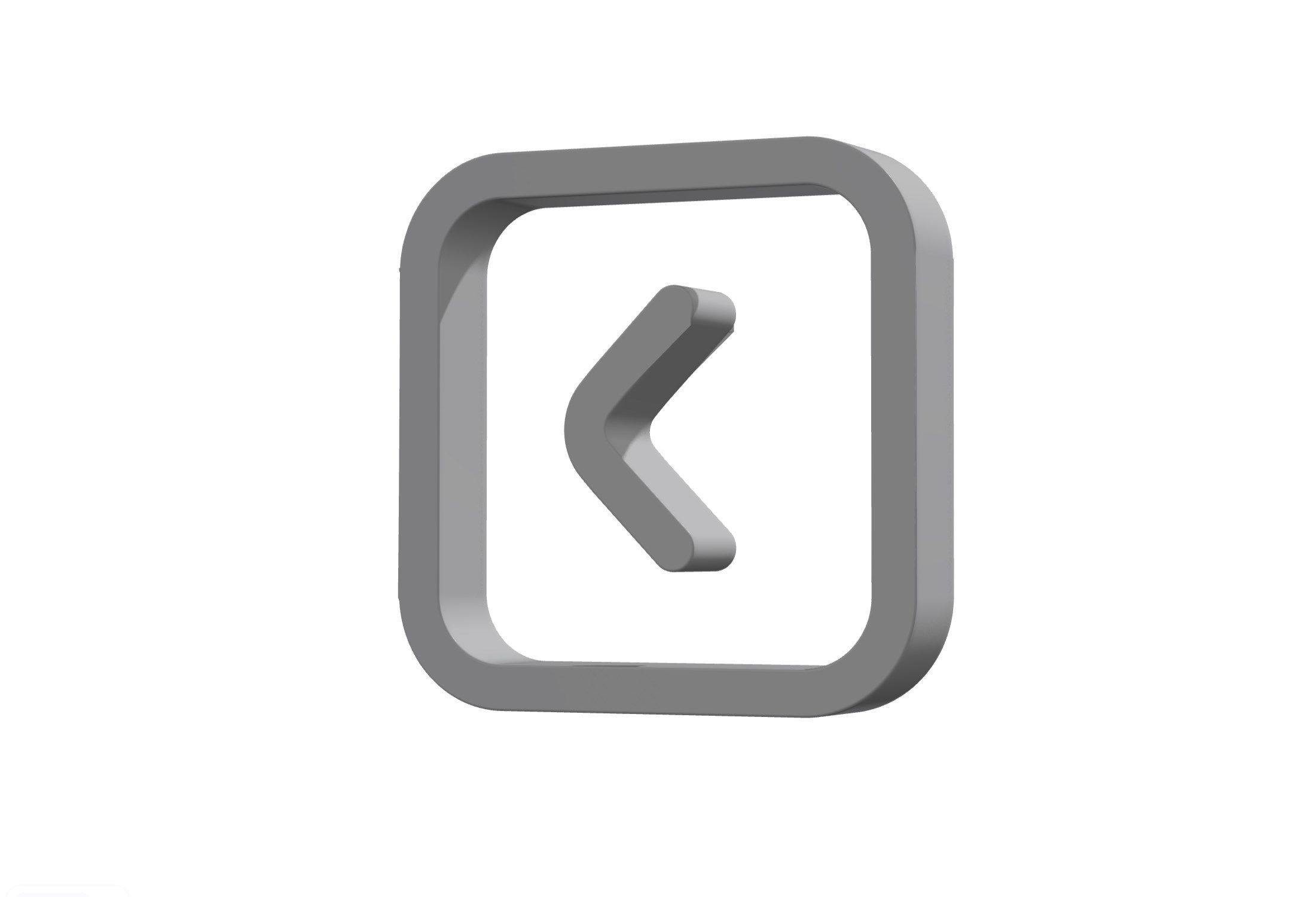 3d angle square right Low-poly 3D model_12