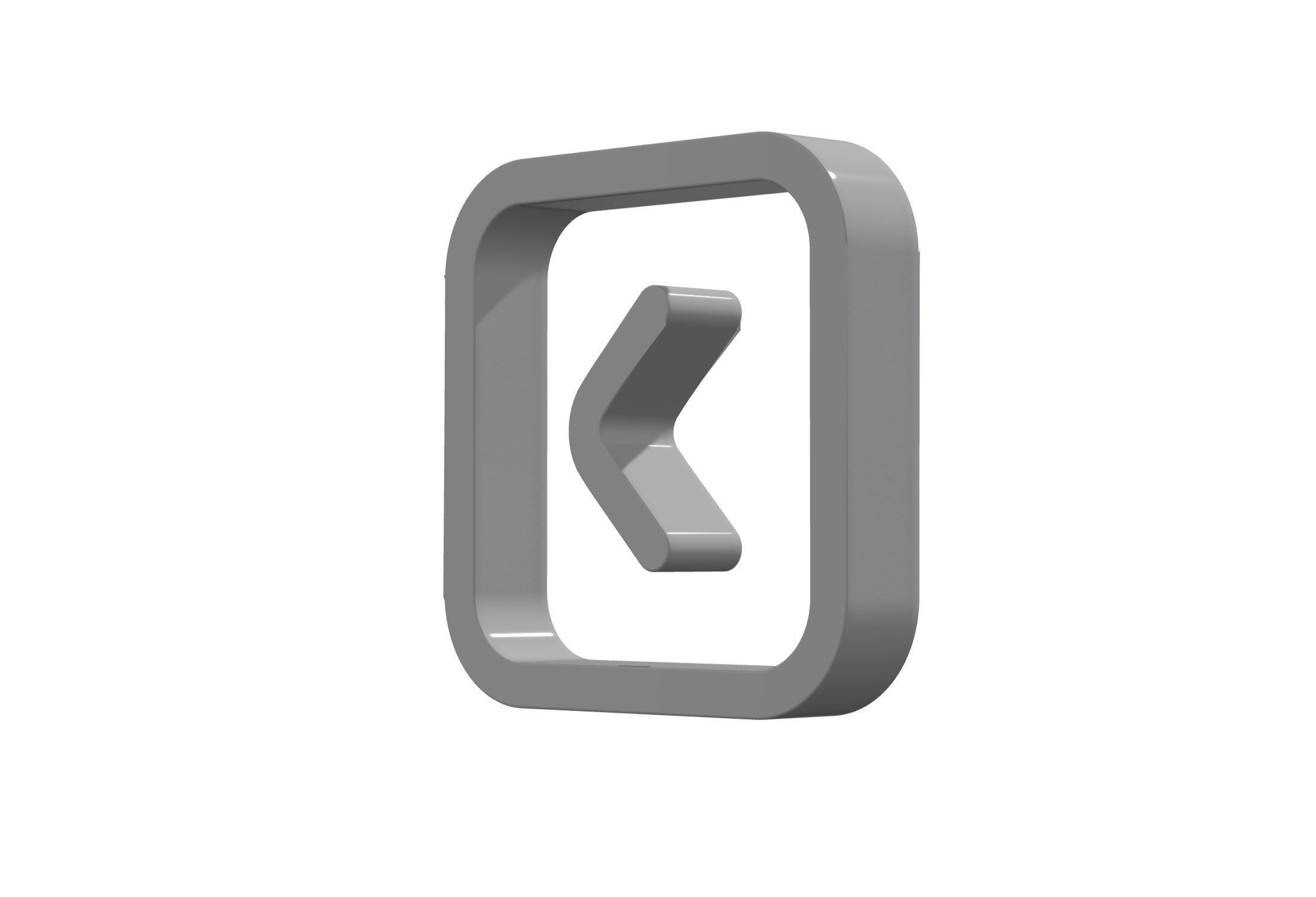 3d angle square right Low-poly 3D model_11