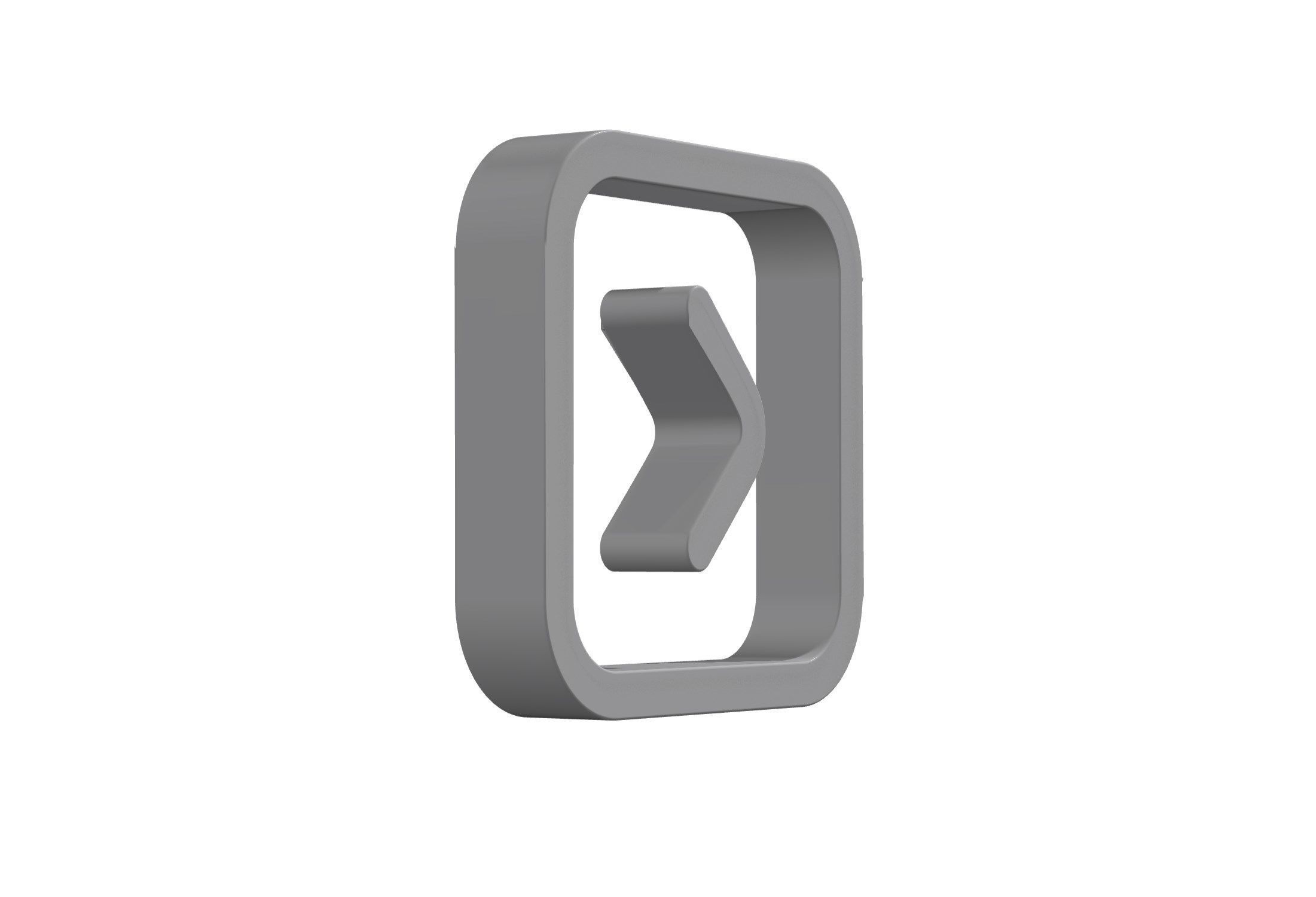 3d angle square right Low-poly 3D model_9