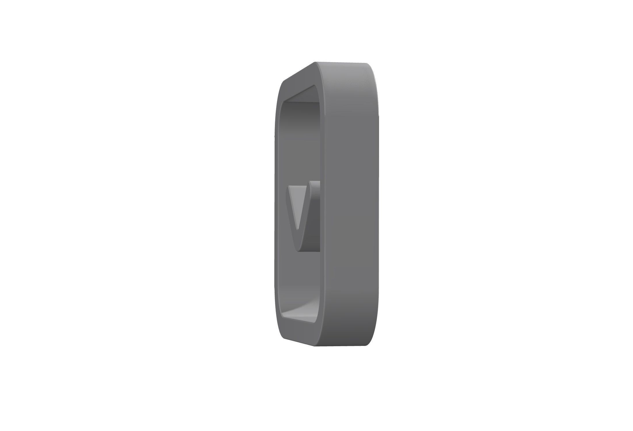 3d angle square down Low-poly 3D model_10