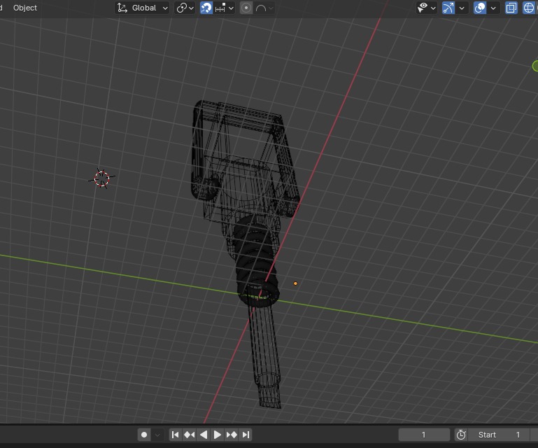 Hammer drill 3D model_4