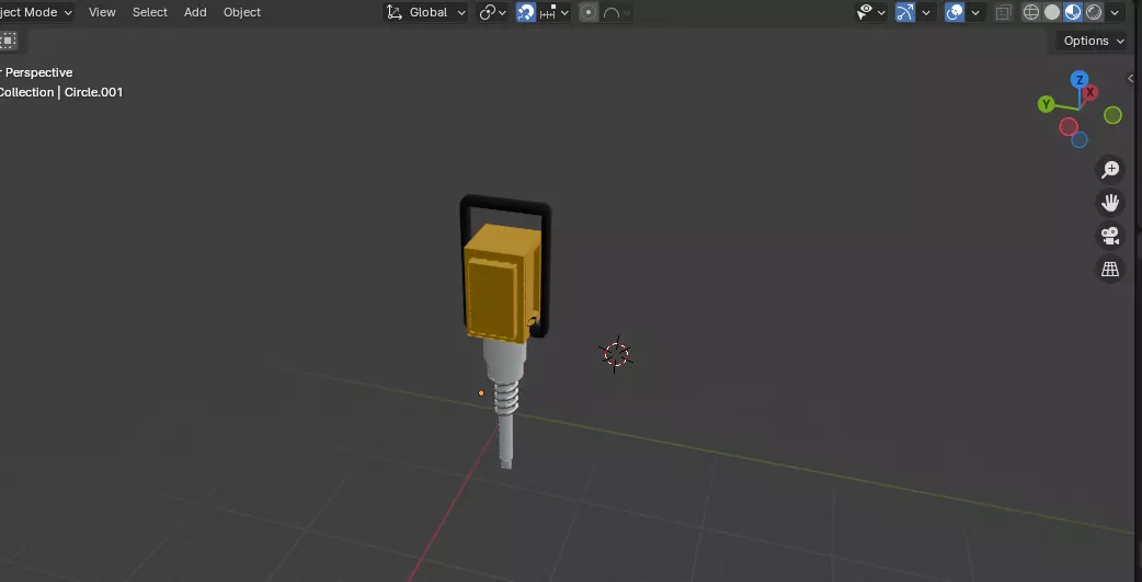 Hammer drill 3D model_0