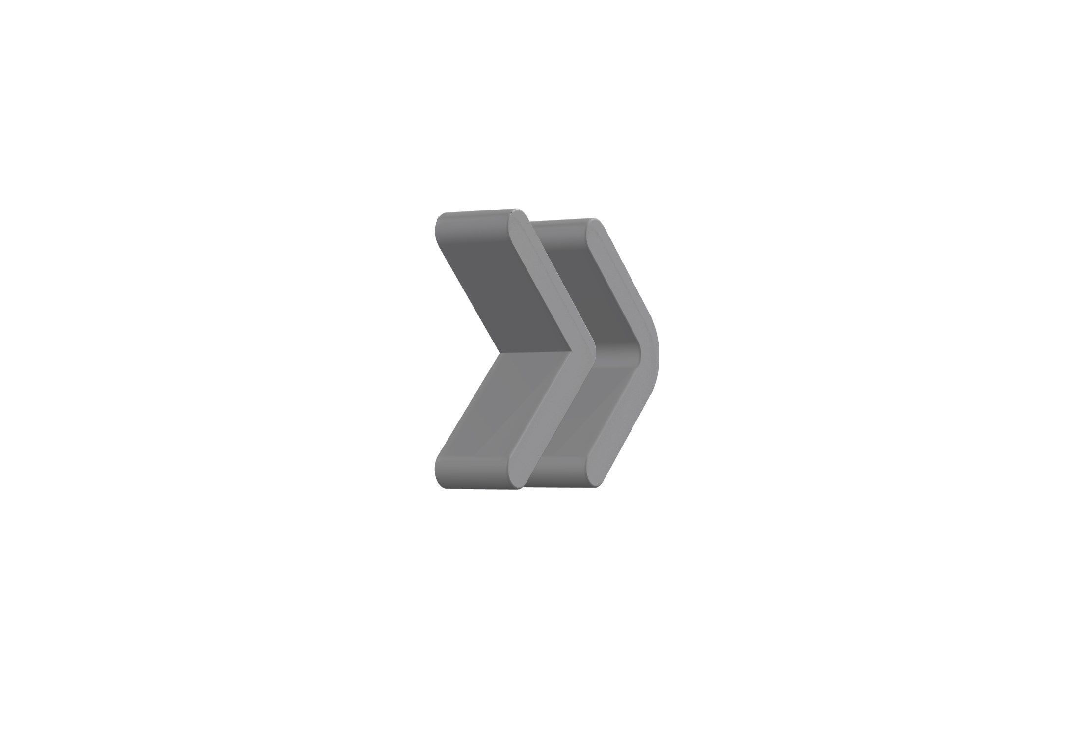 3d angle double small right Low-poly 3D model_9