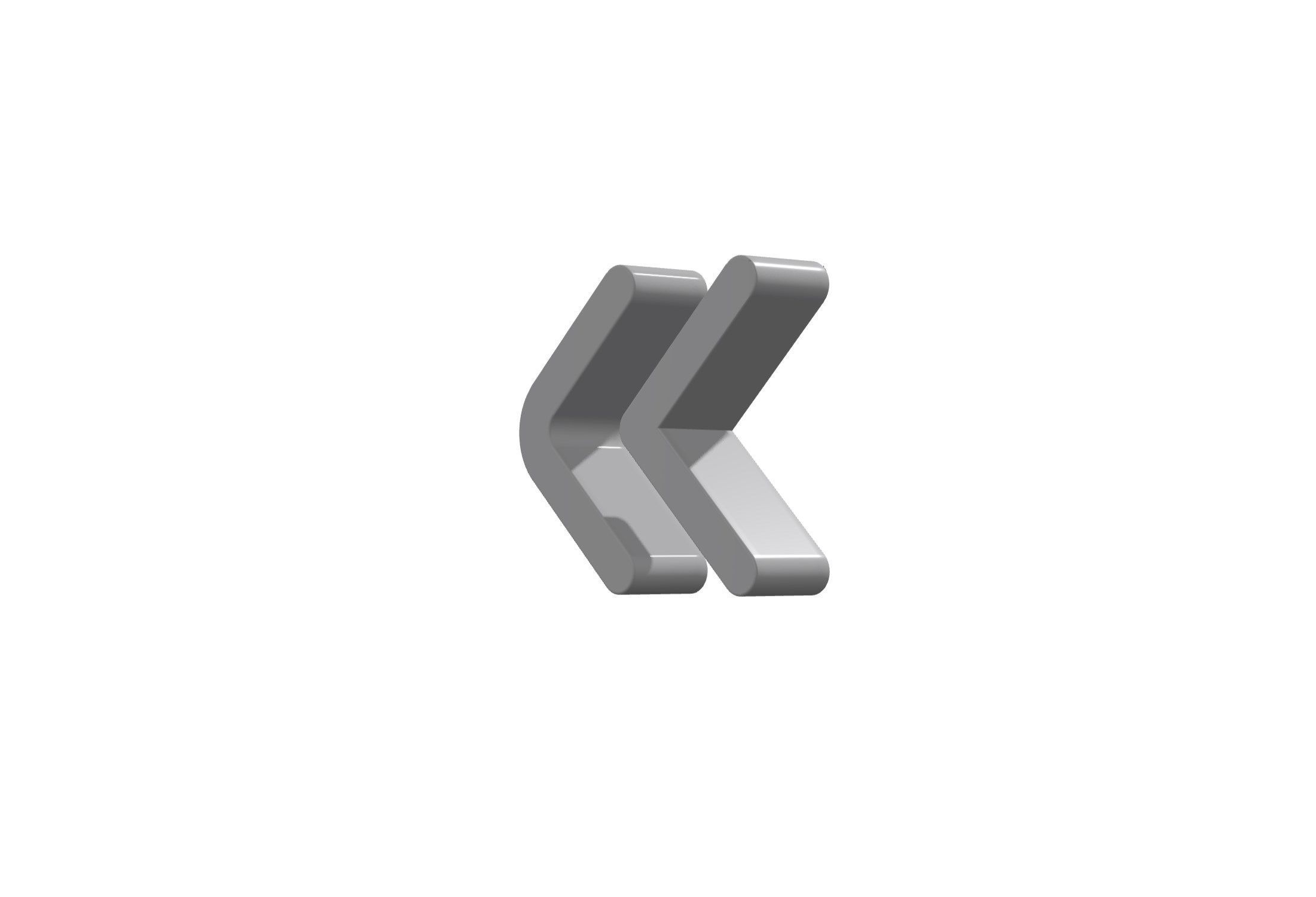 3d angle double small right Low-poly 3D model_11