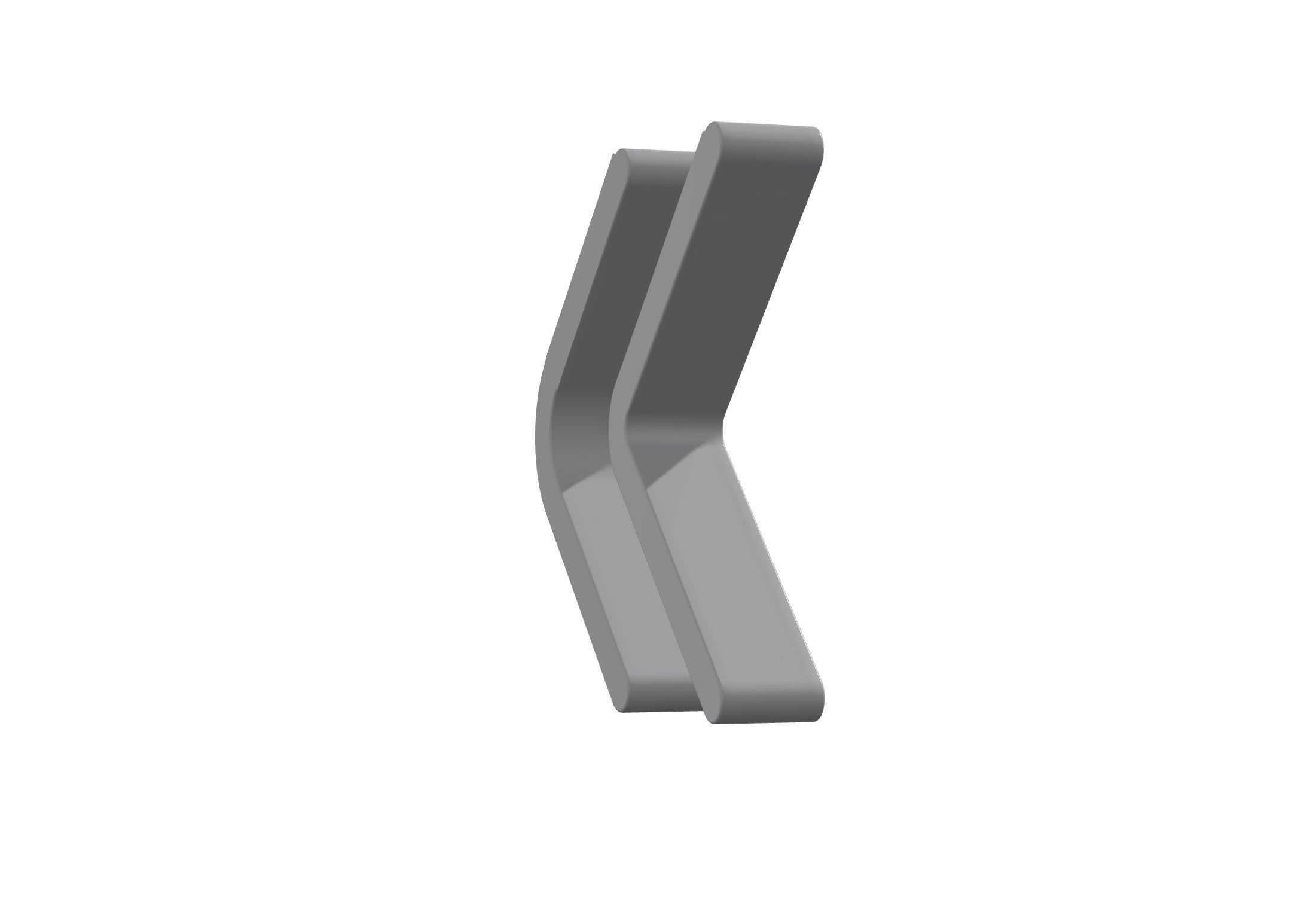 3d angle double left Low-poly 3D model_5