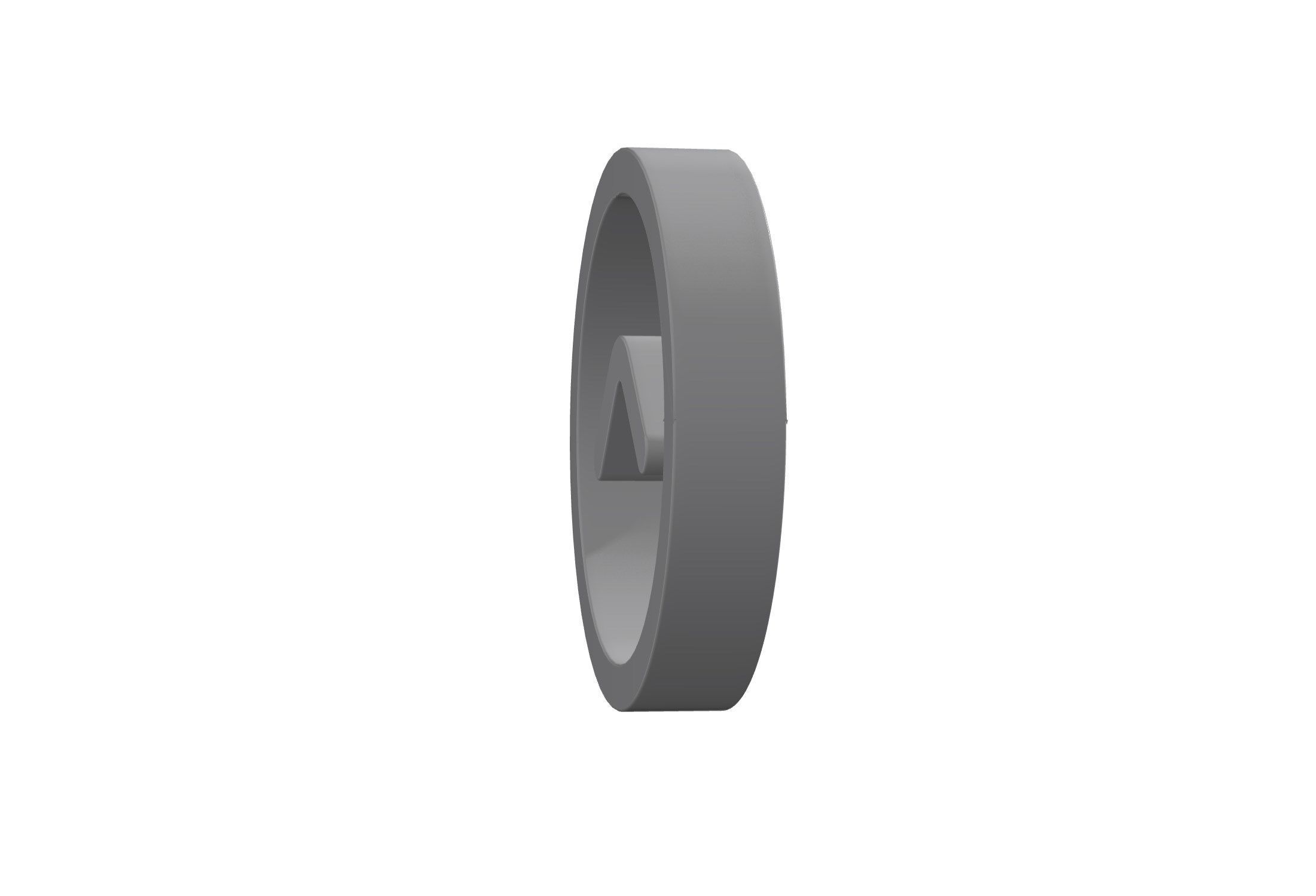 3d angle circle up Low-poly 3D model_10