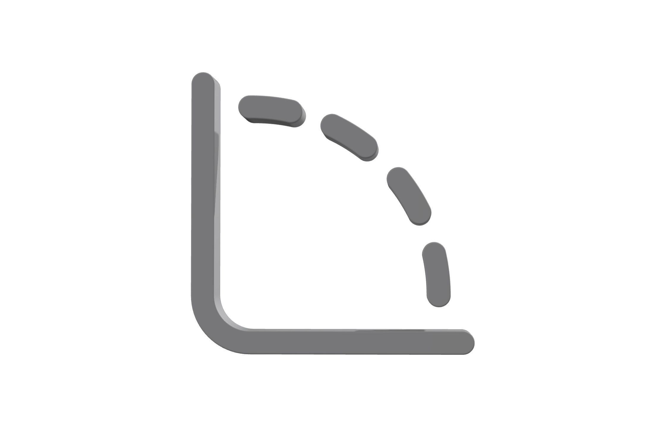 3d angle 90 Low-poly 3D model_7