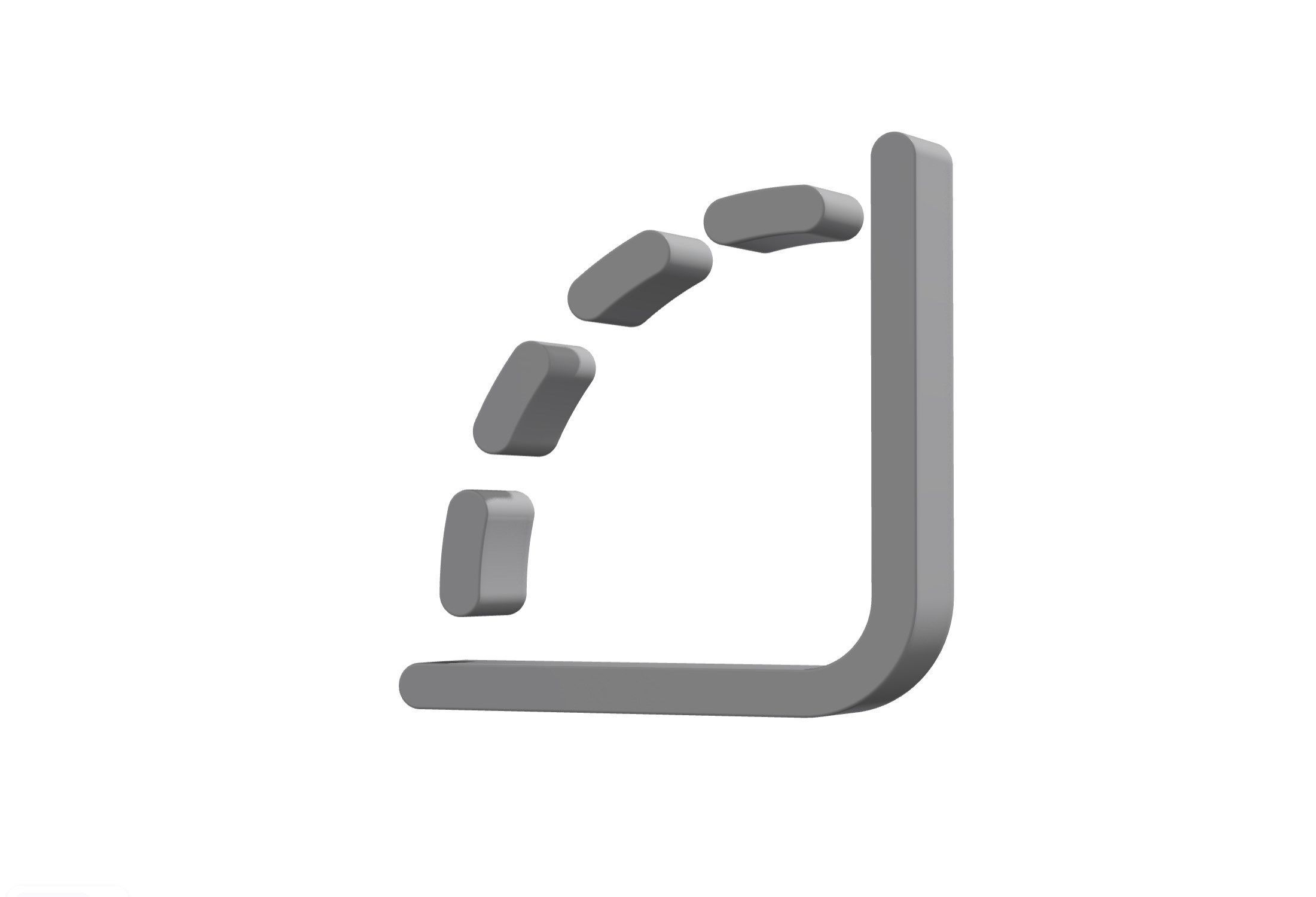 3d angle 90 Low-poly 3D model_12