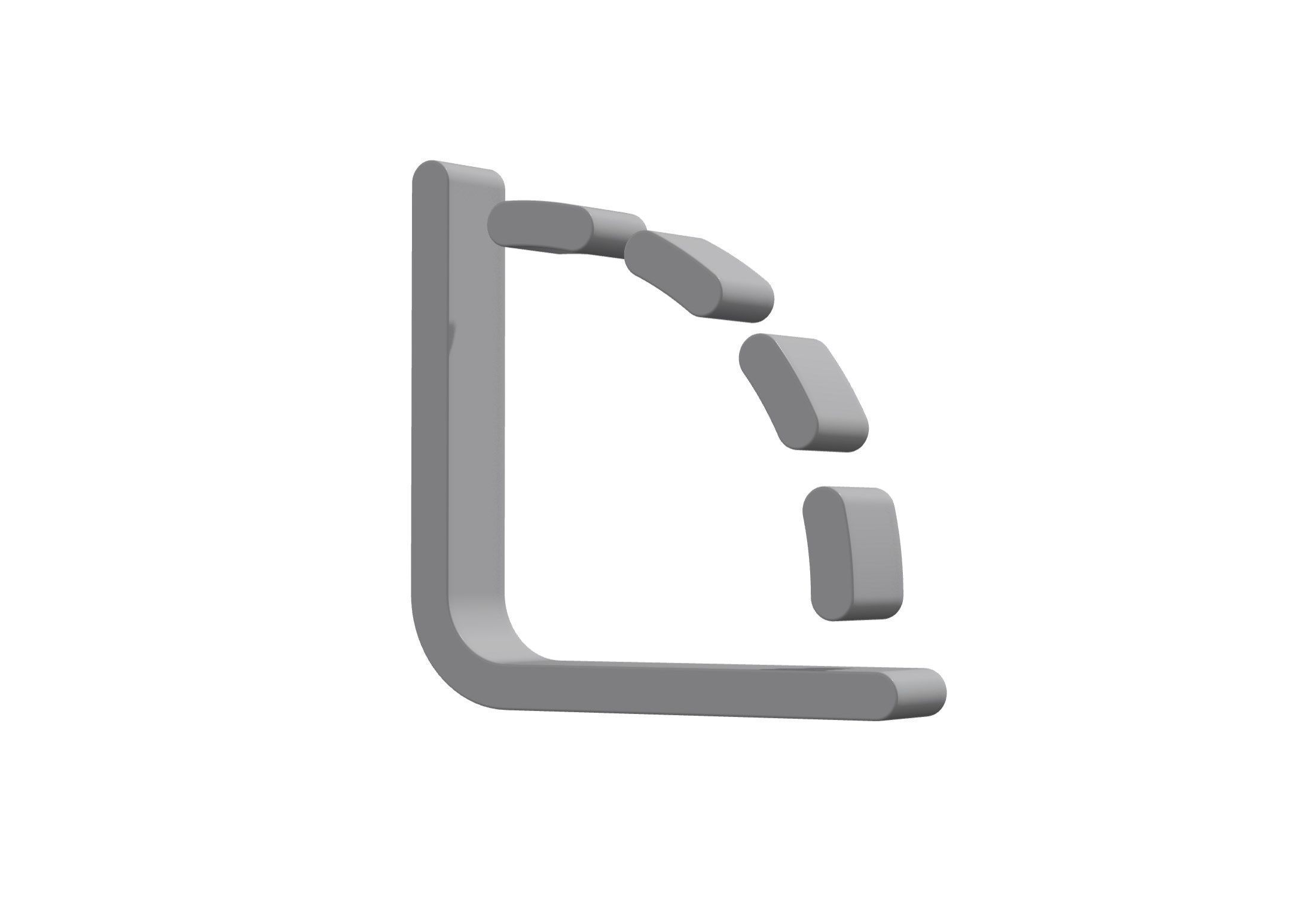 3d angle 90 Low-poly 3D model_6