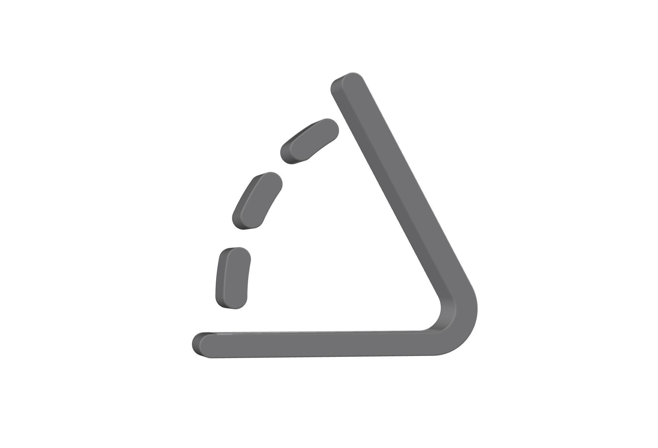 3d angle Low-poly 3D model_2