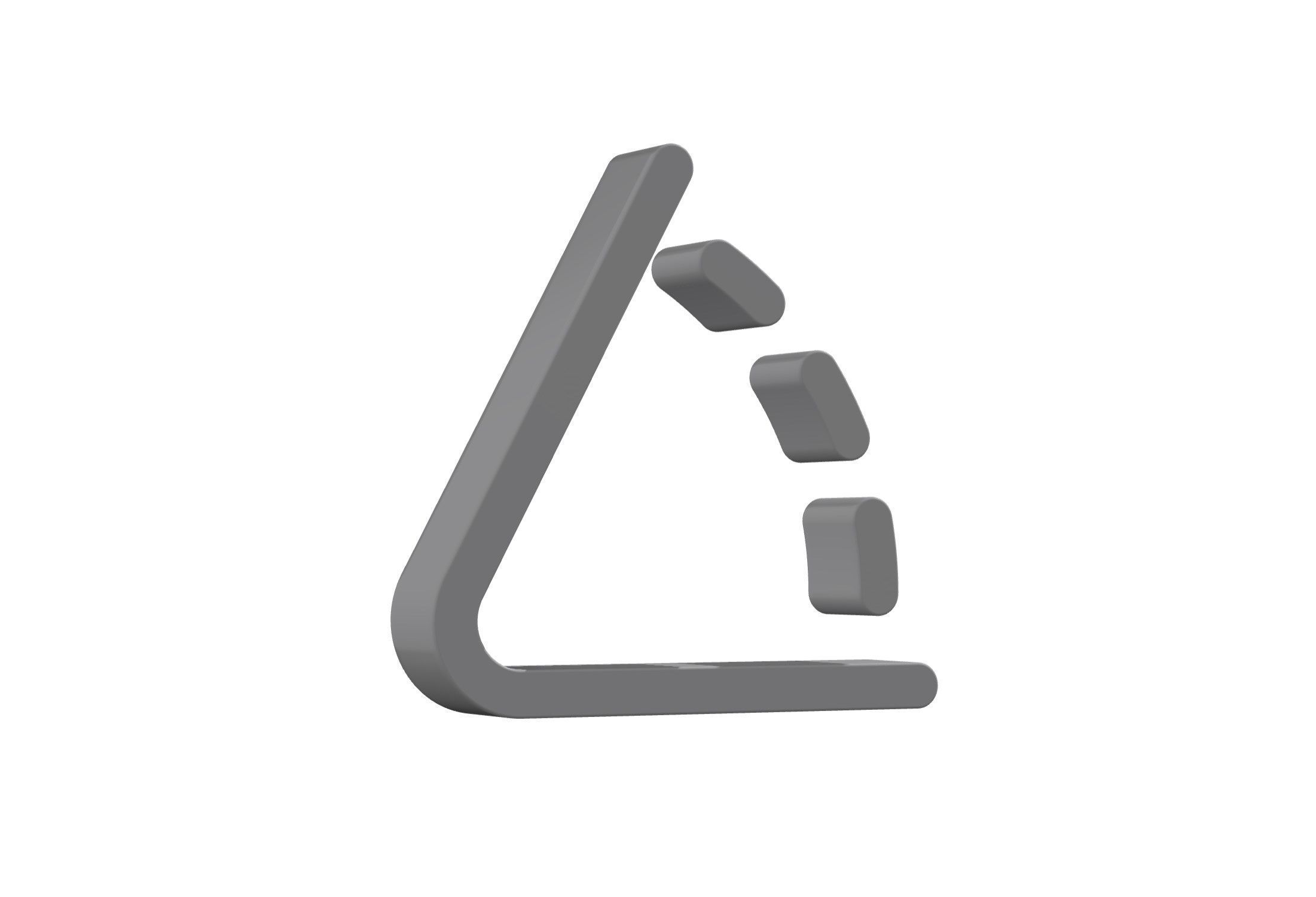 3d angle Low-poly 3D model_8