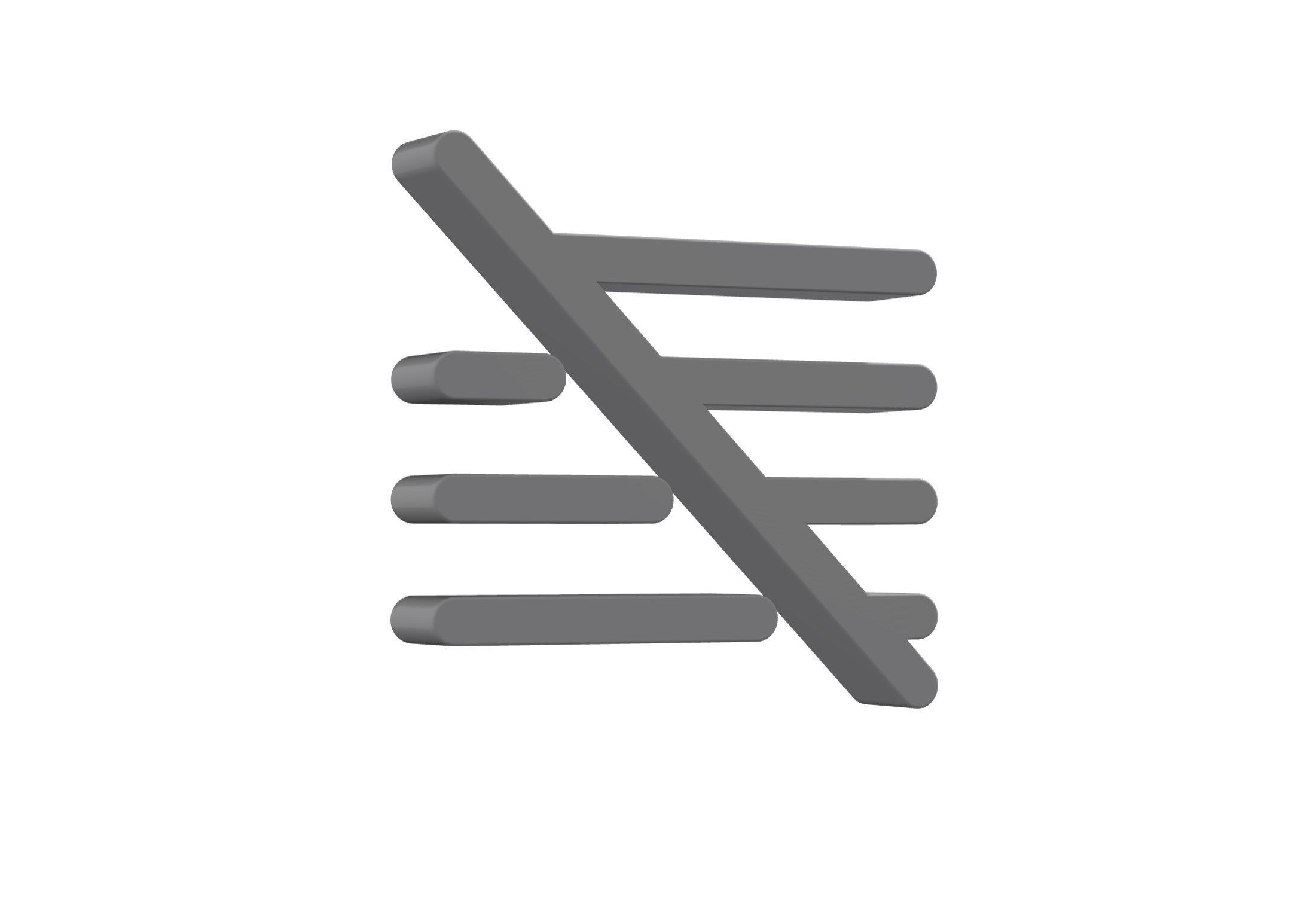 3d align slash Low-poly 3D model_8