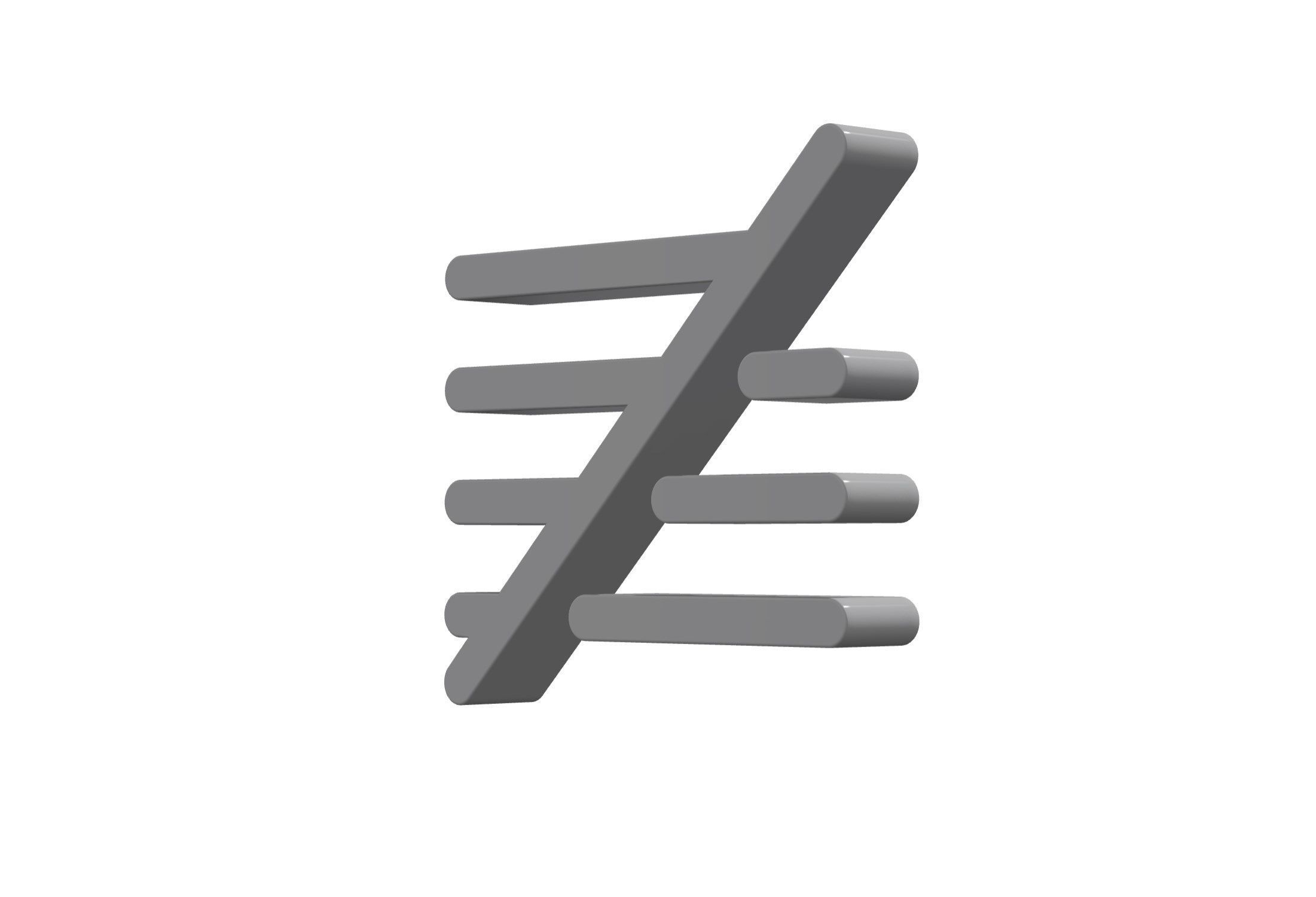 3d align slash Low-poly 3D model_11