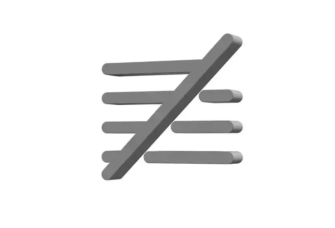 3d align slash Low-poly 3D model