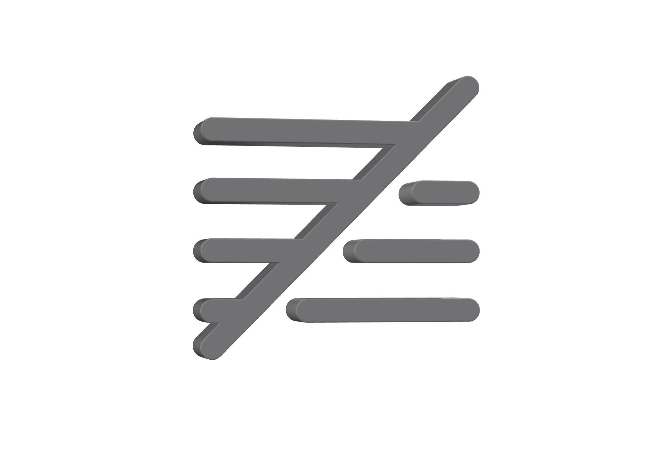 3d align slash Low-poly 3D model_2