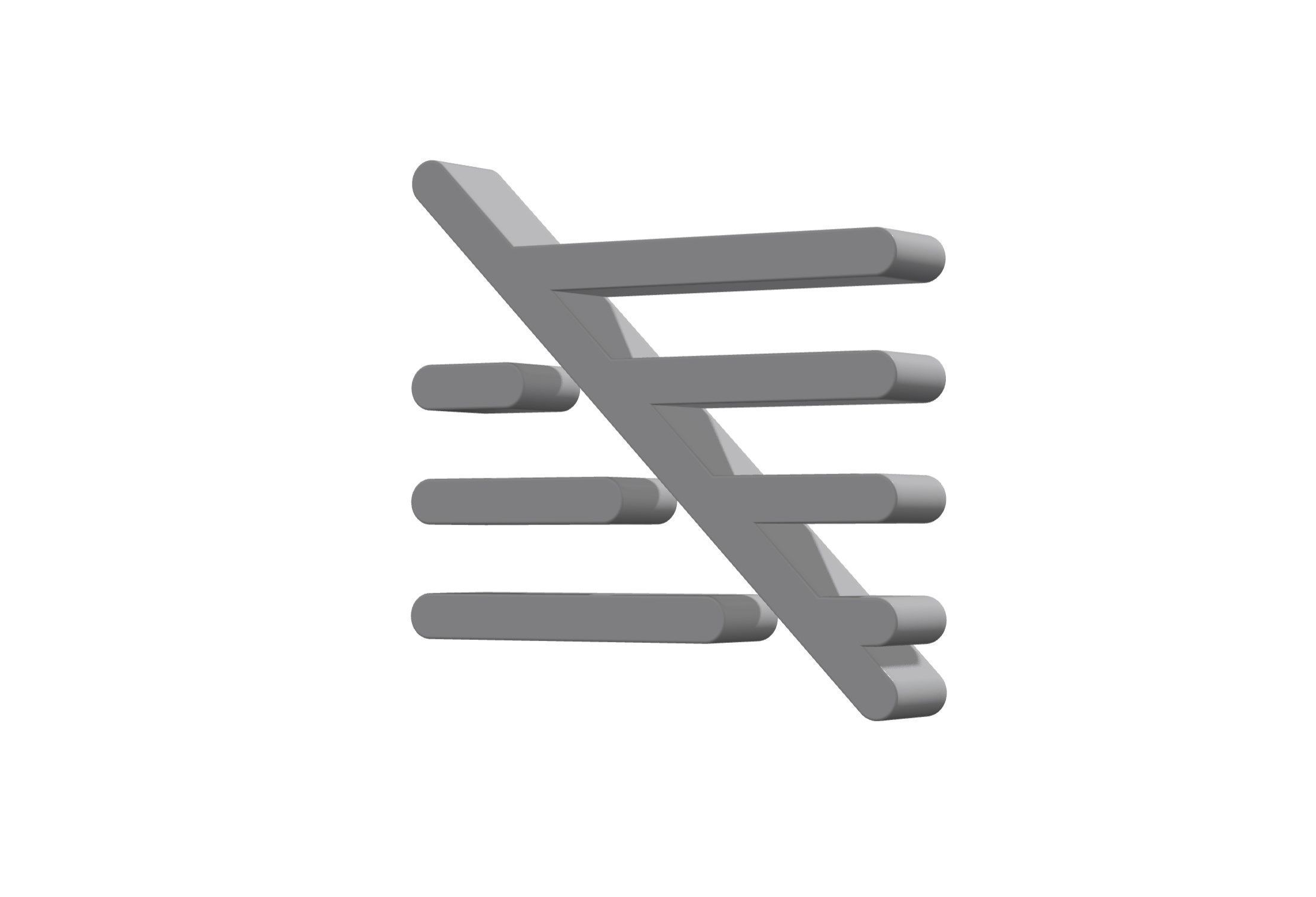 3d align slash Low-poly 3D model_6