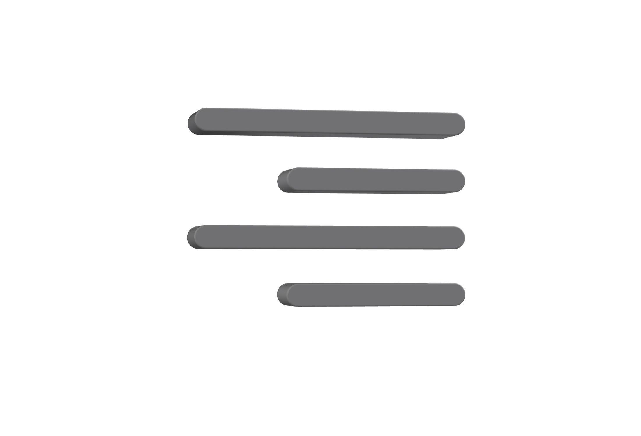 3d align left Low-poly 3D model_2