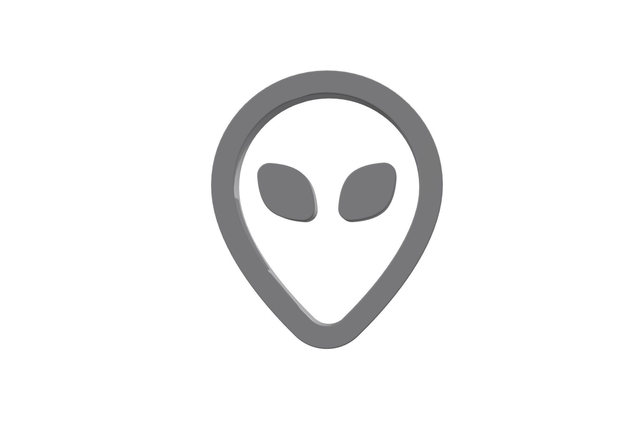 3d alien Low-poly 3D model_7