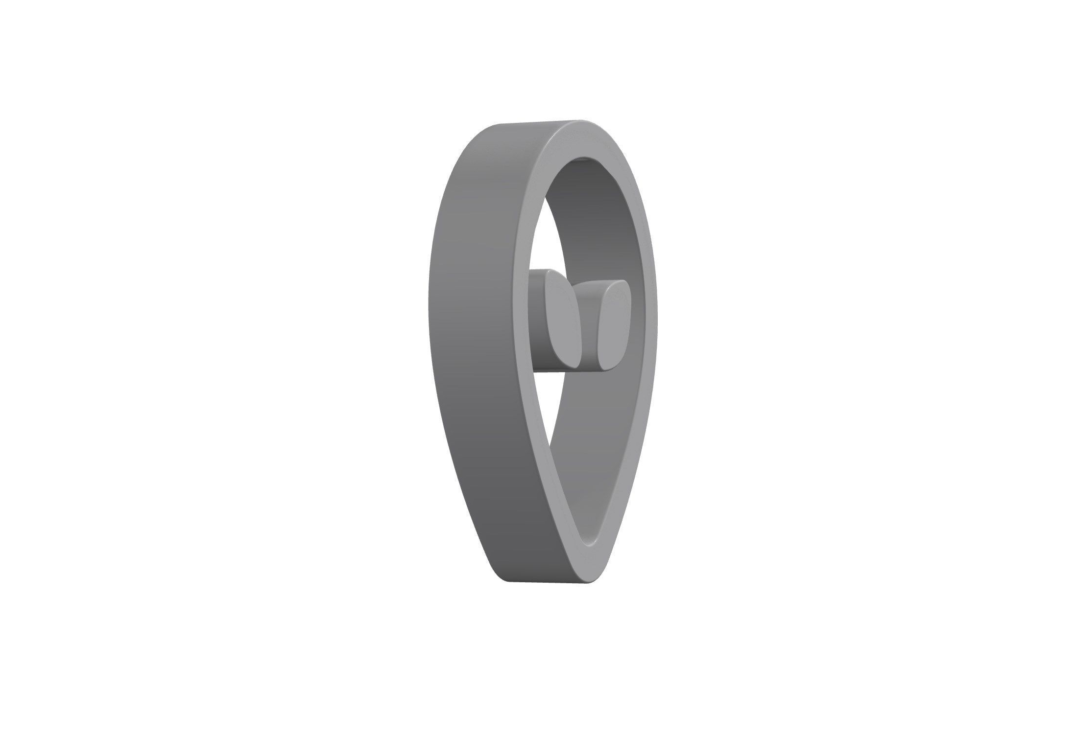 3d alien Low-poly 3D model_3