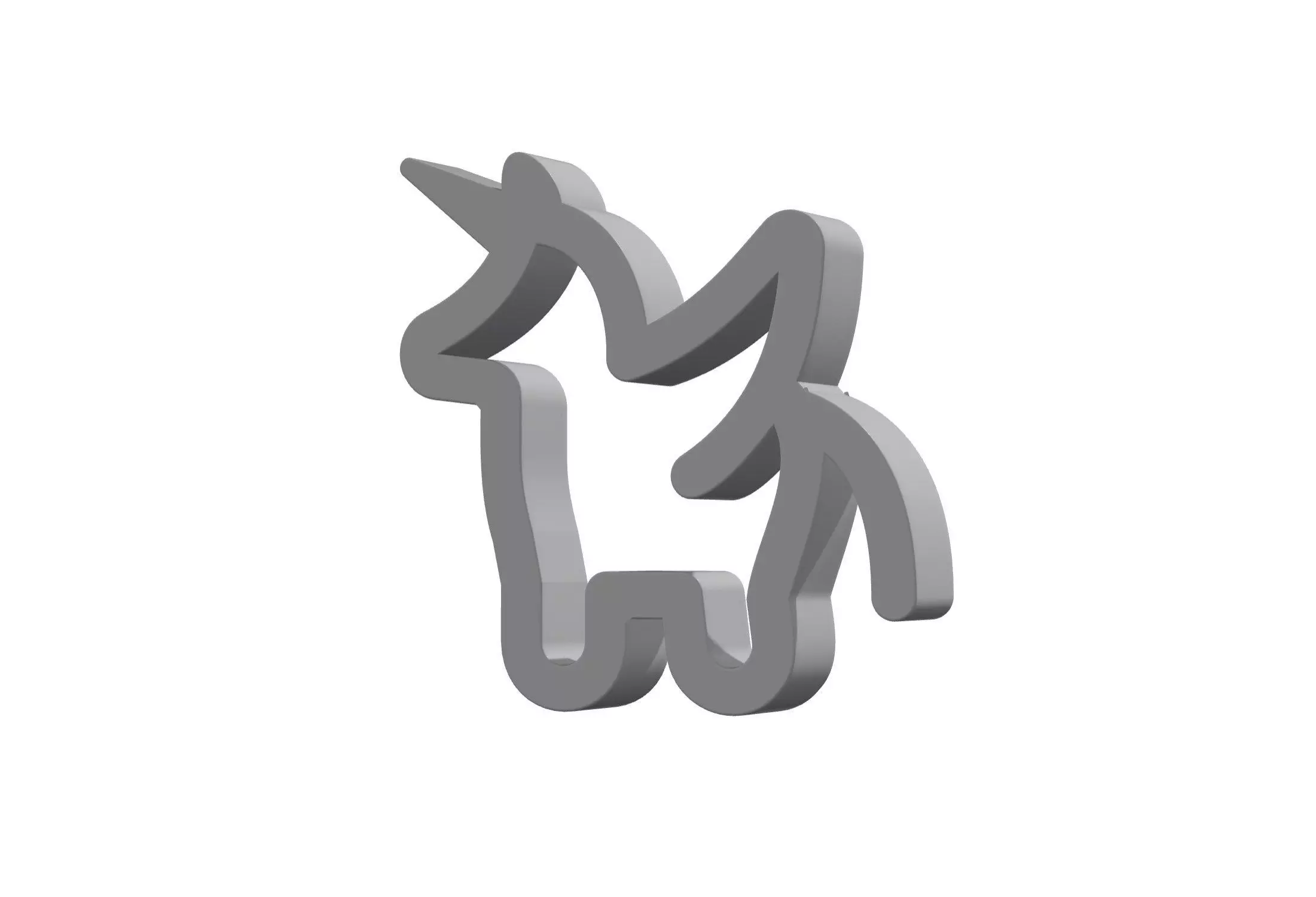 3d alicorn Low-poly 3D model_0