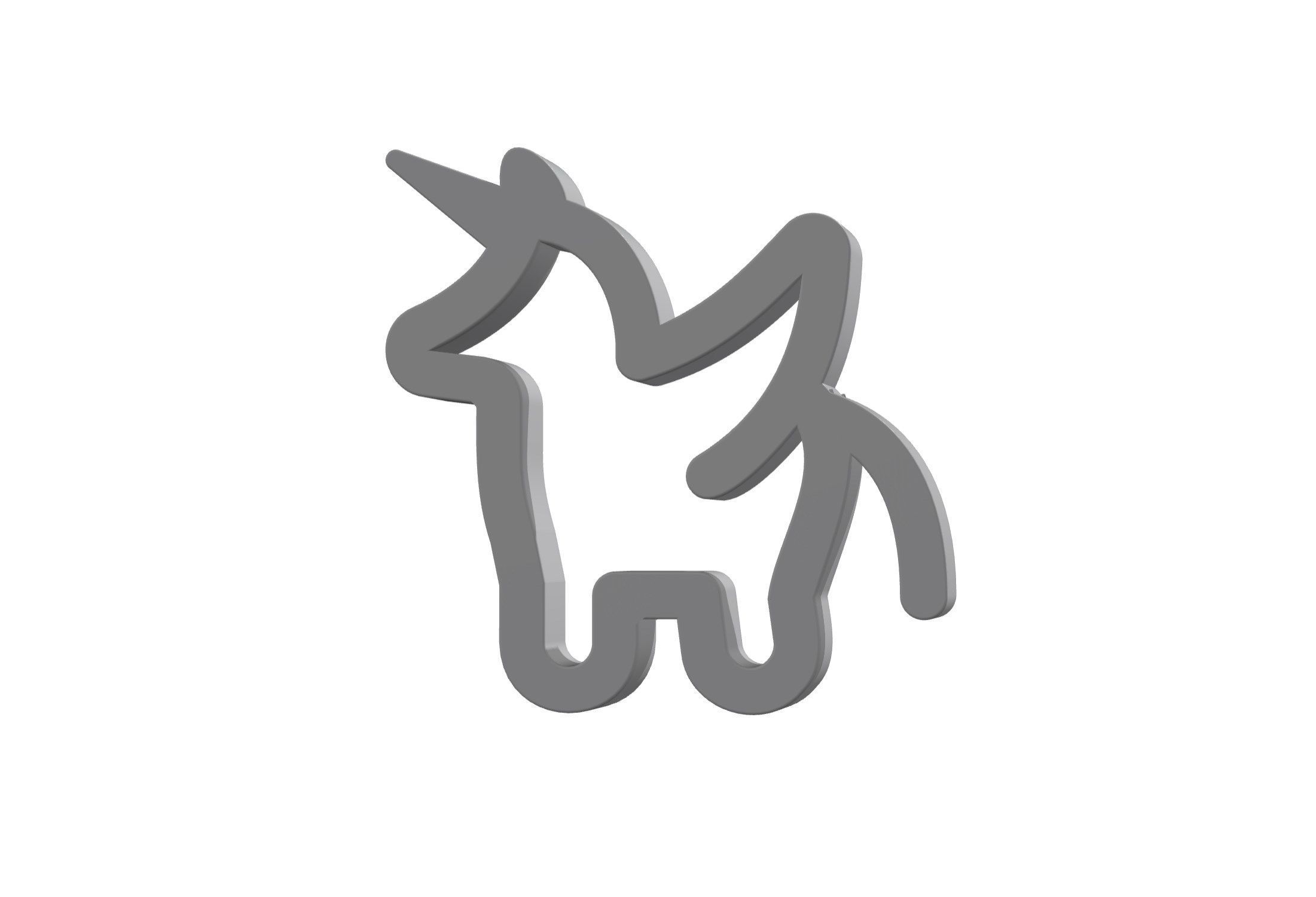 3d alicorn Low-poly 3D model_1