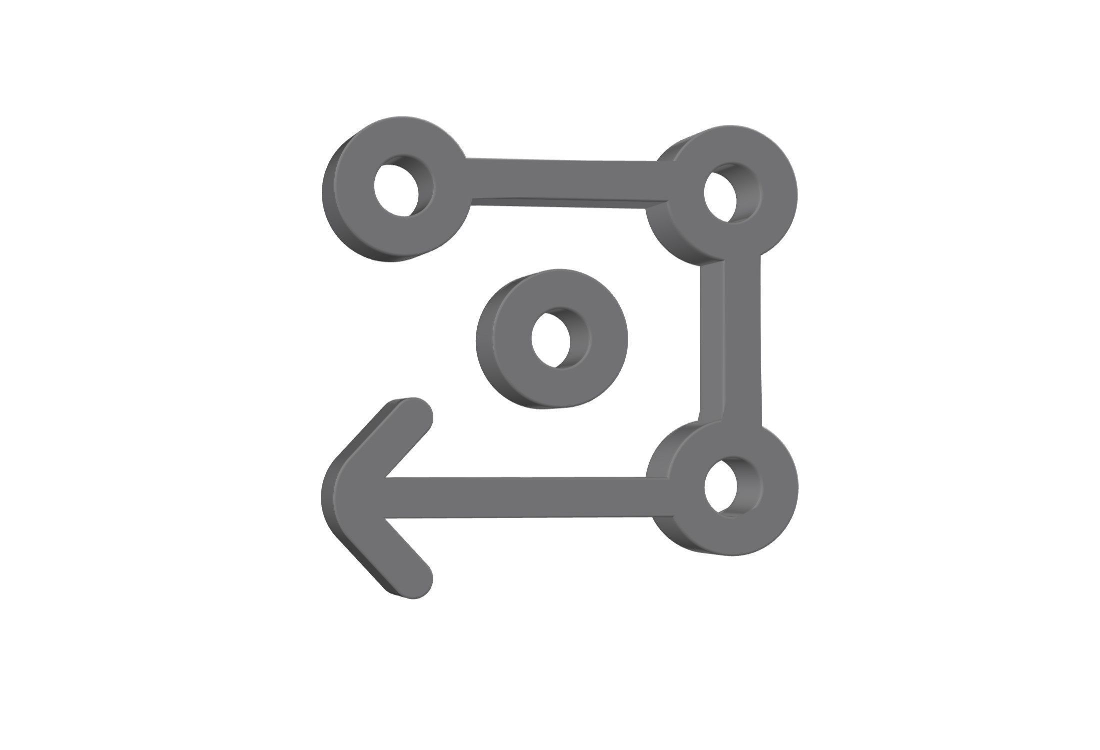 3d algorithm Low-poly 3D model_2