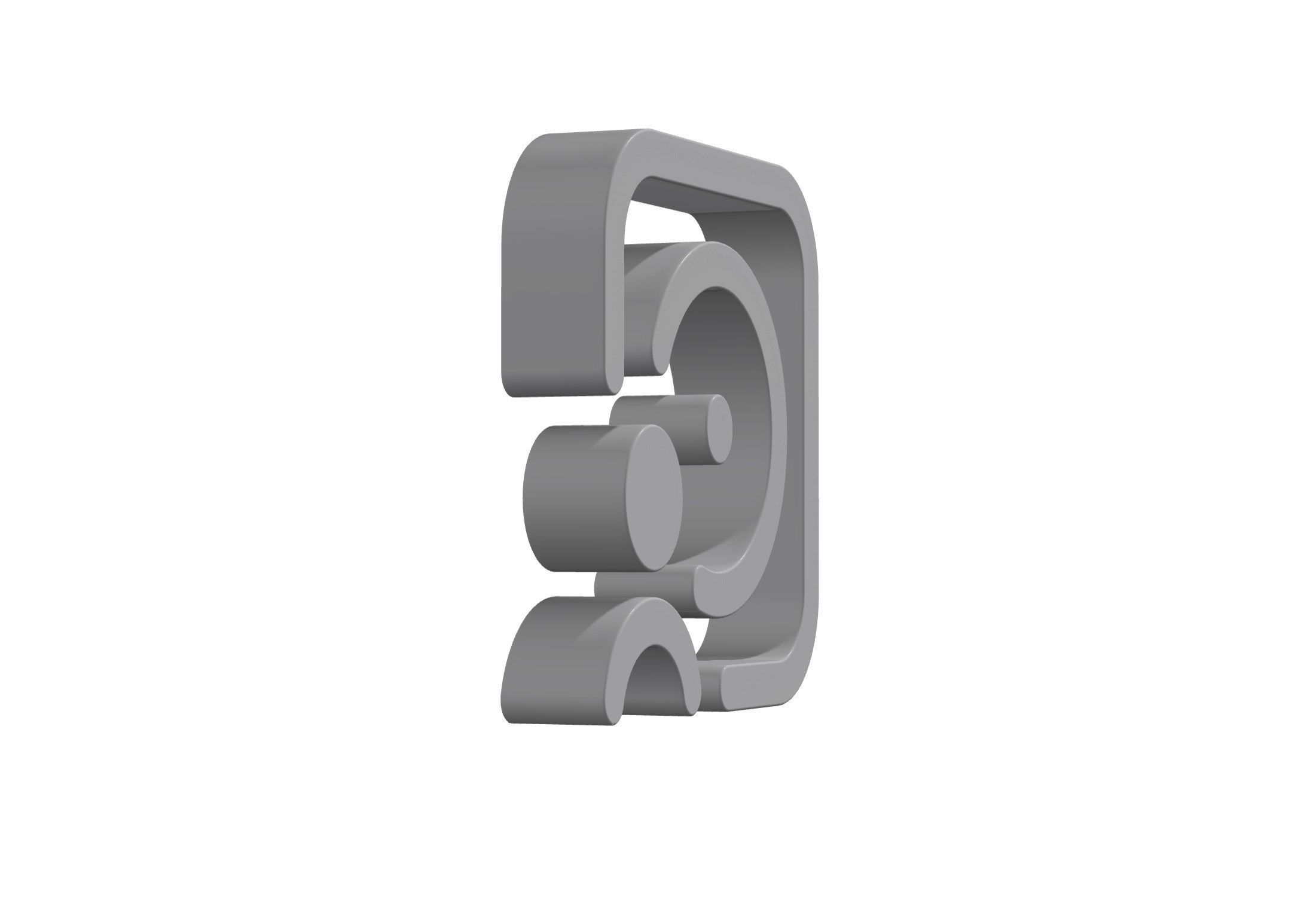 3d album circle user Low-poly 3D model_3