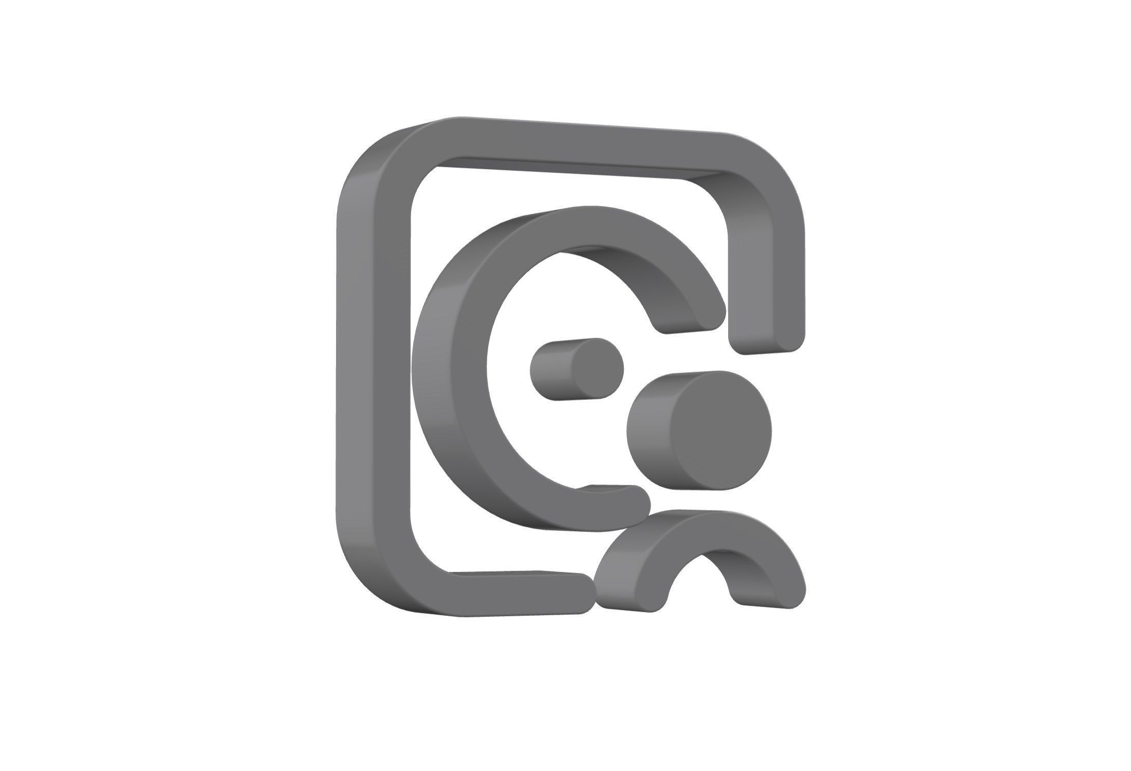 3d album circle user Low-poly 3D model_8