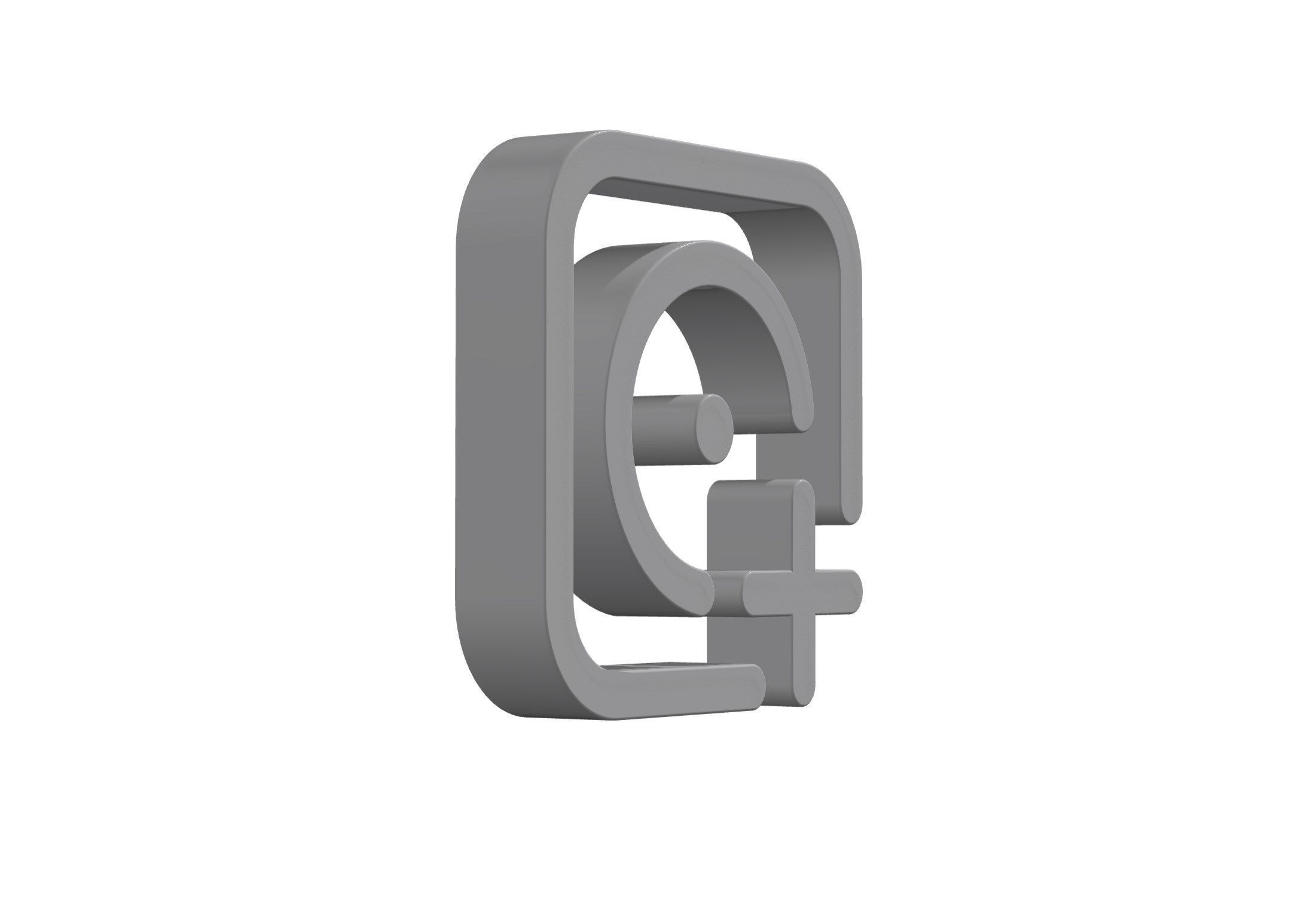 3d album circle plus Low-poly 3D model_9