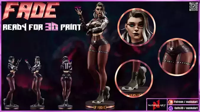 Fade - Valorant - NA Edition - 3D Printing Stl Design 3D print model