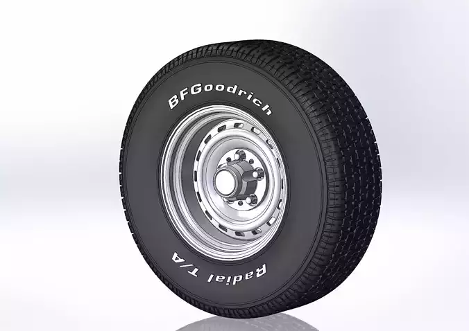 Wheel for scale model of Chevy truck 16 windows