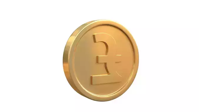 Euro Pound 3D model