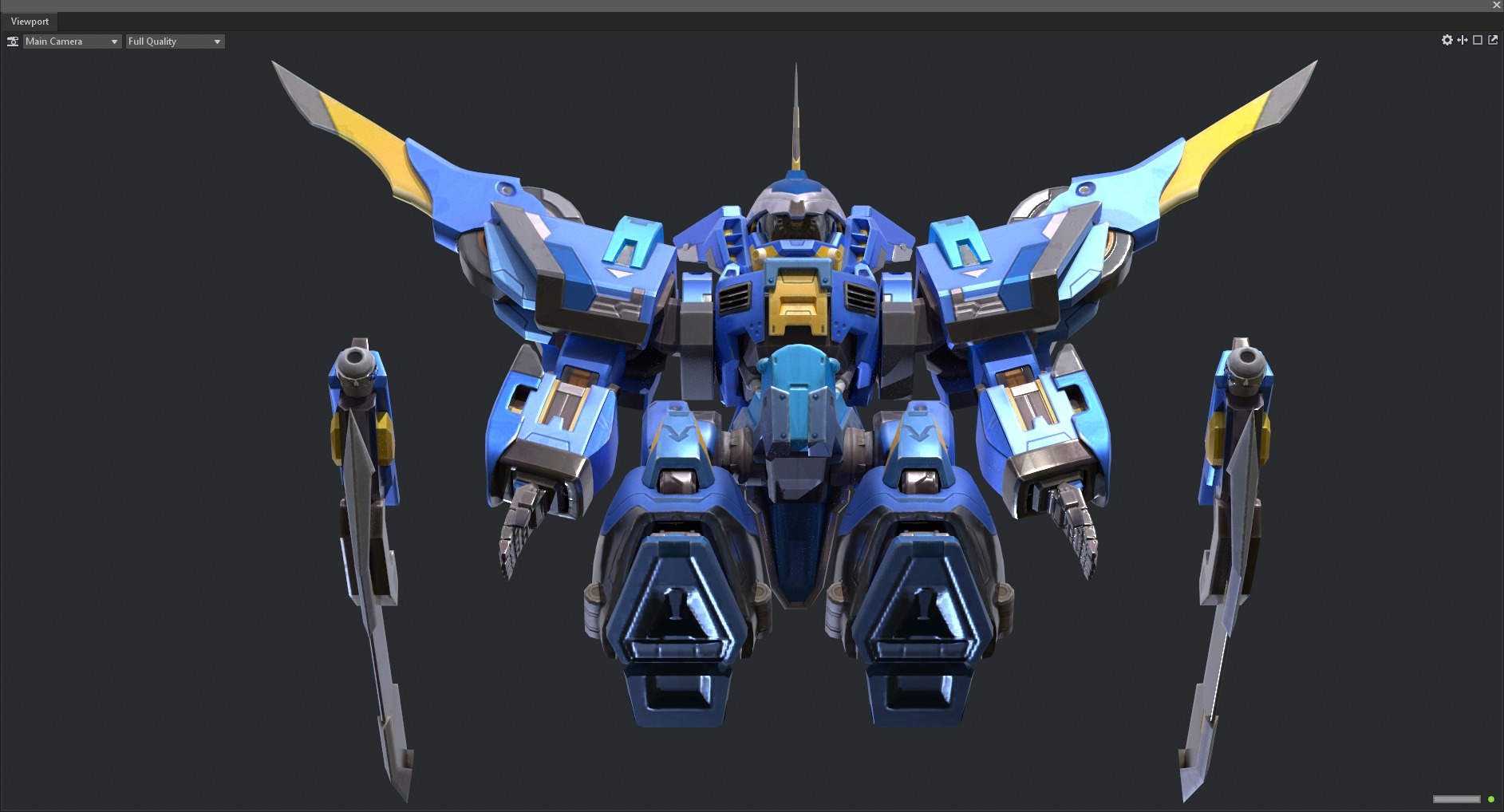 Maneuvering gundam 3D model_15